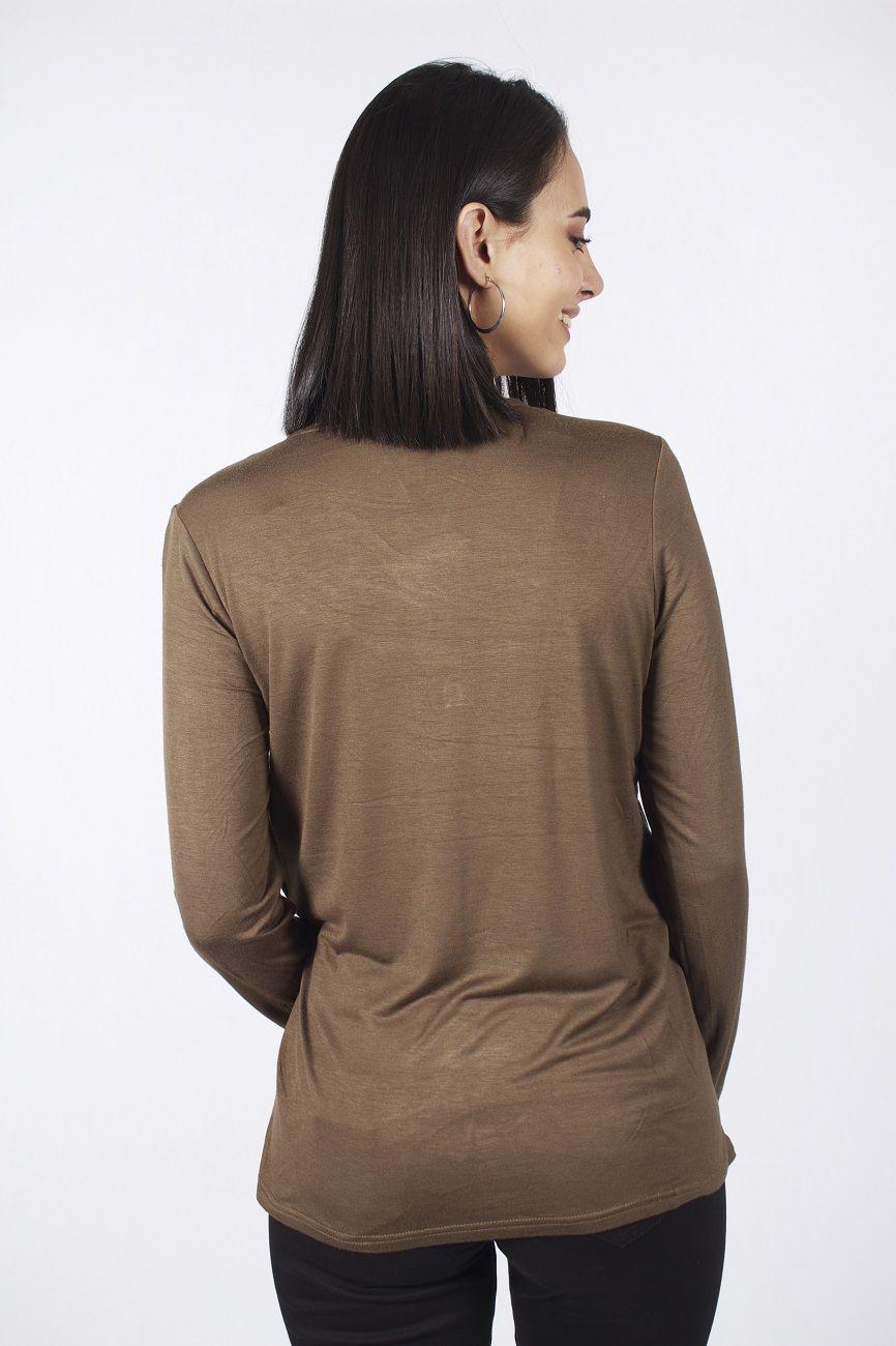 Polera printer pluma verde-2