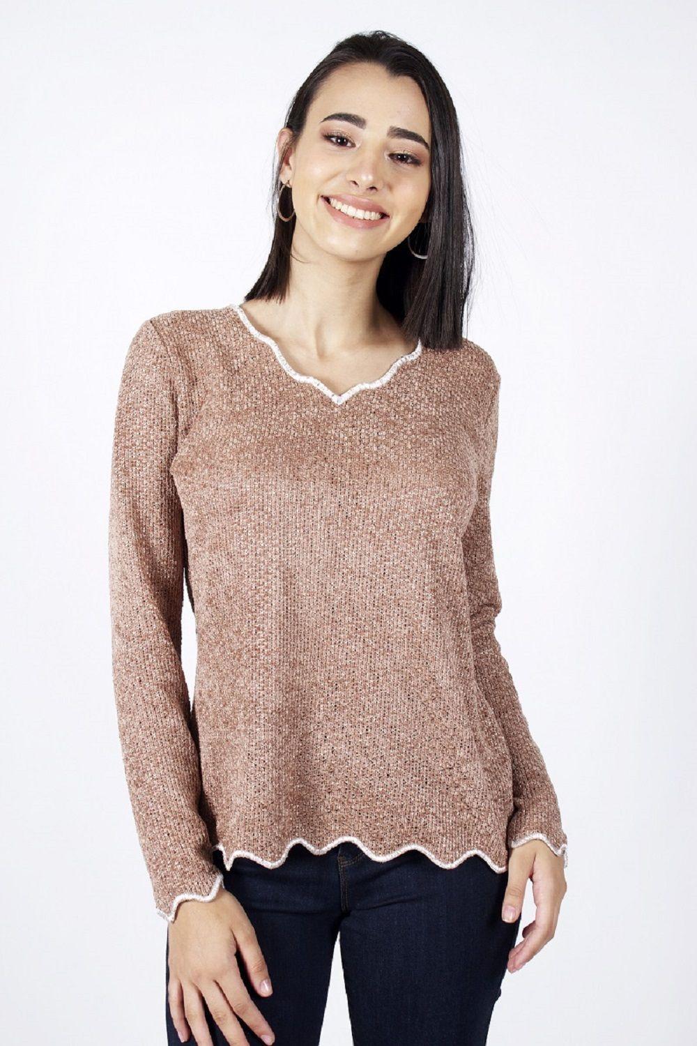 Sweater chanel camel-0
