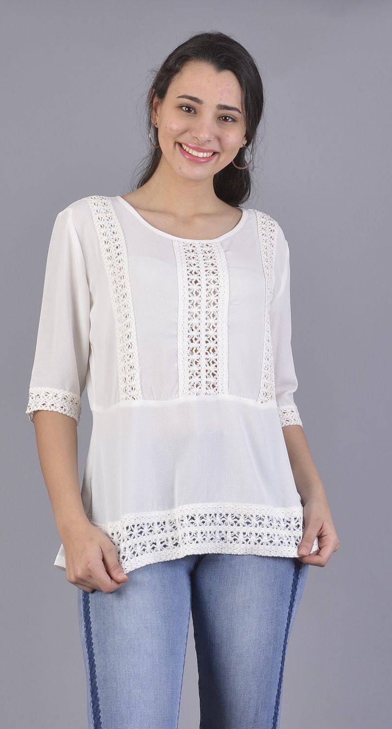 Bluson crochet blanco-0