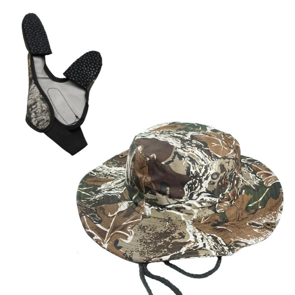 Gorro De Pesca Más Guante Protector-0