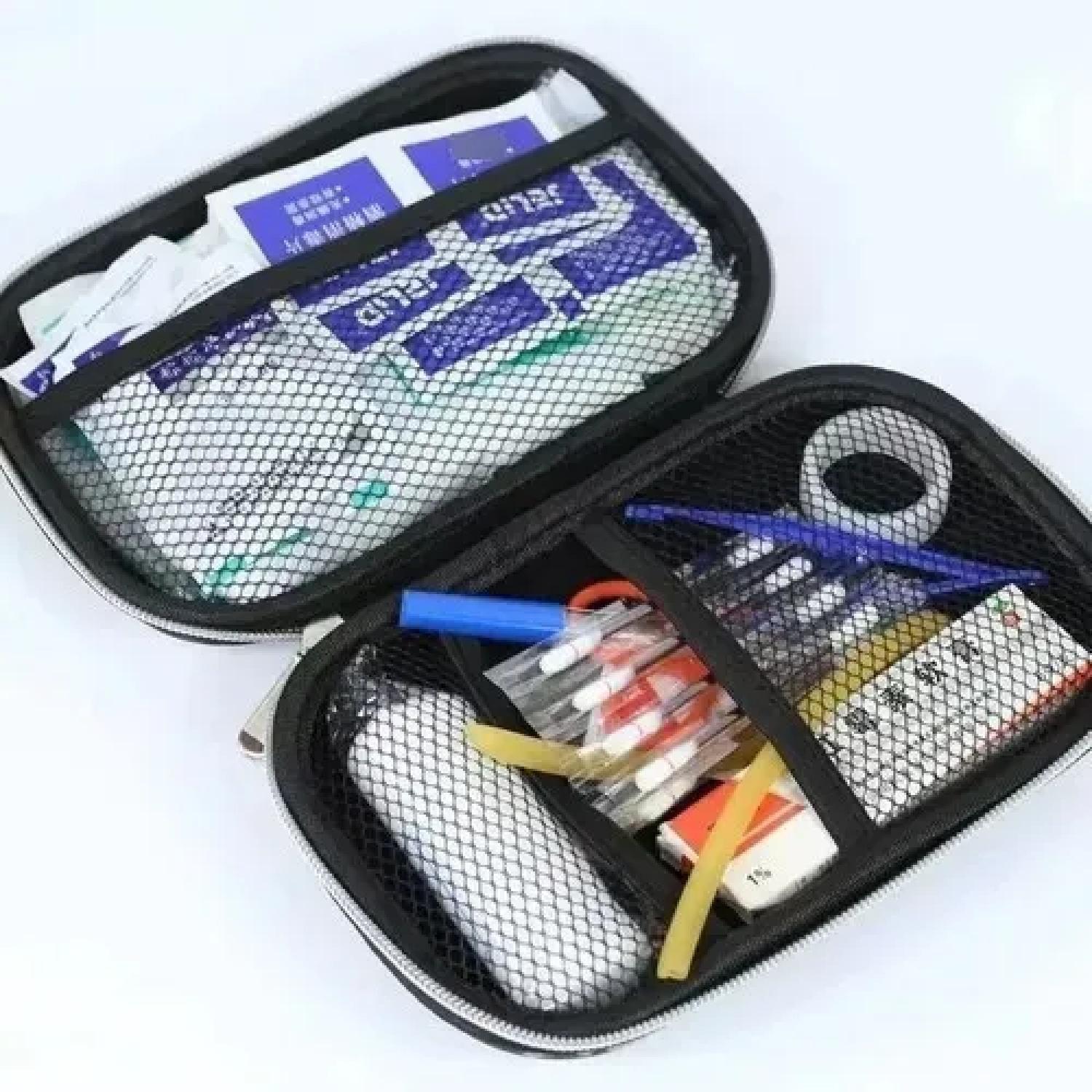 Botiquín de Emergencia Primeros Auxilios Camping con Manta Termica-2