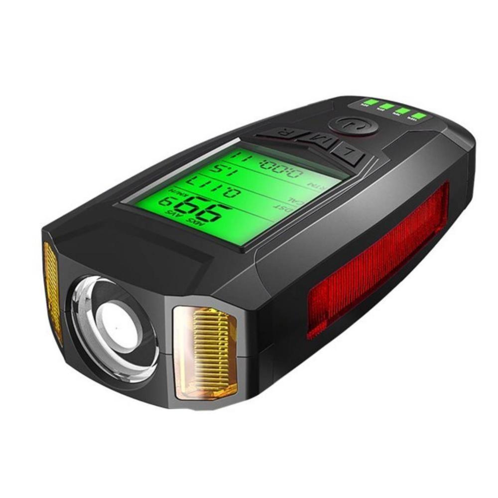 Velocimetro Para Bicicleta Con Bocina y Luz-1