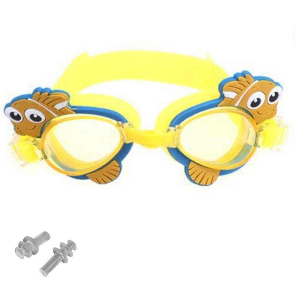 Lentes De Natacion Para Niños Con Tapones de Oido - Pez nemo-1