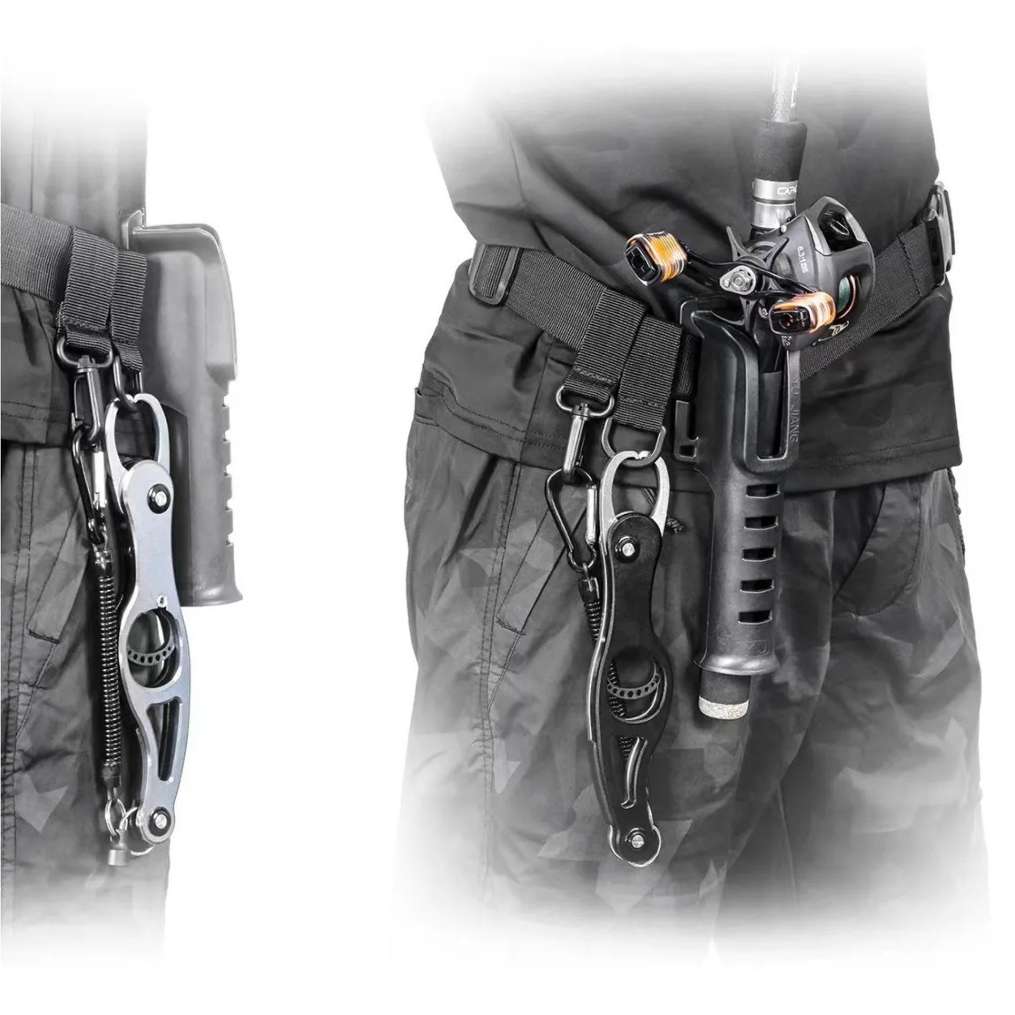 Soporte Caña De Pescar Cinturón Porta Caña De Pescar - AJUSTABLE-4