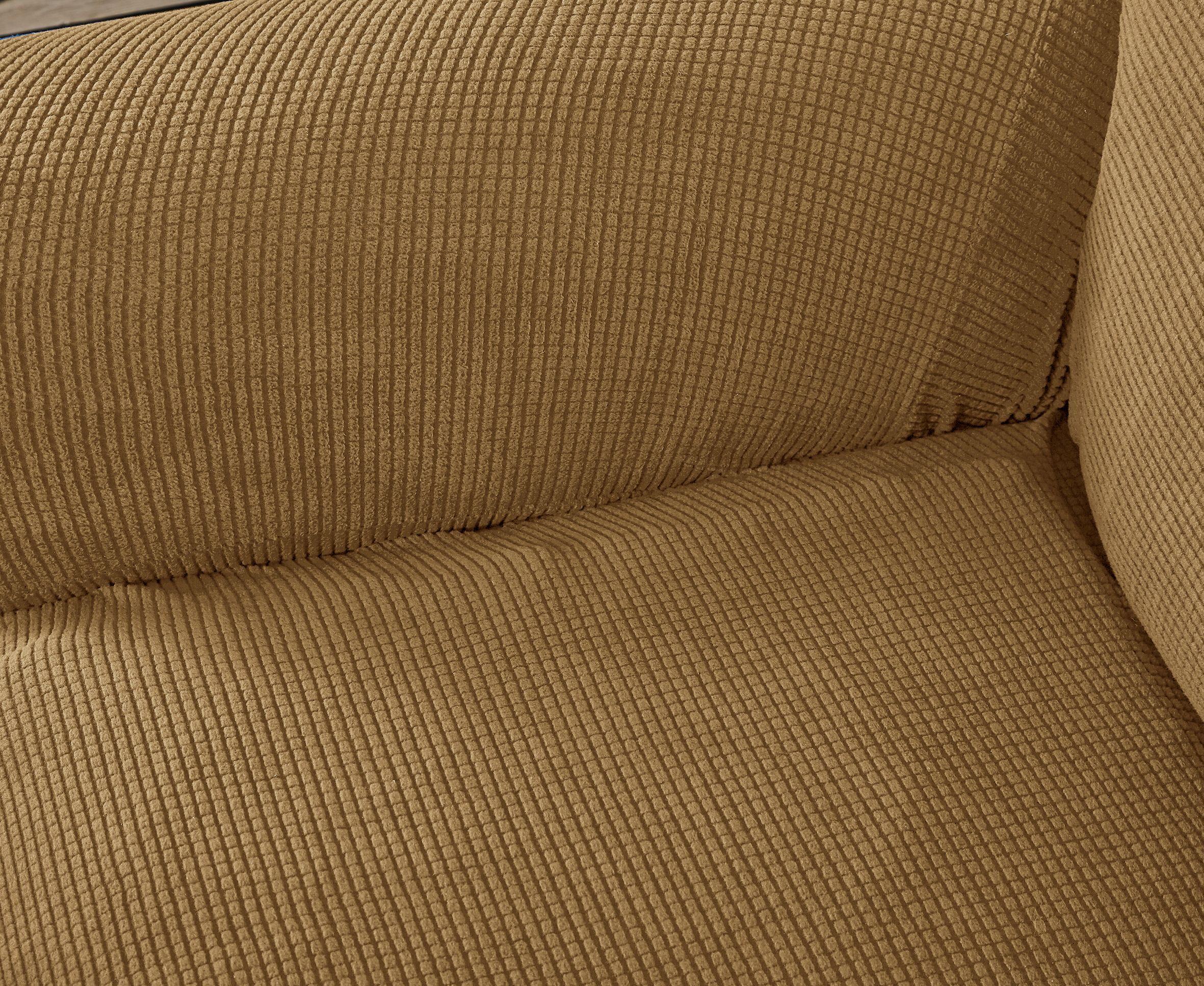 Funda para sofá 2 cuerpos café 85 x 135 cm-6