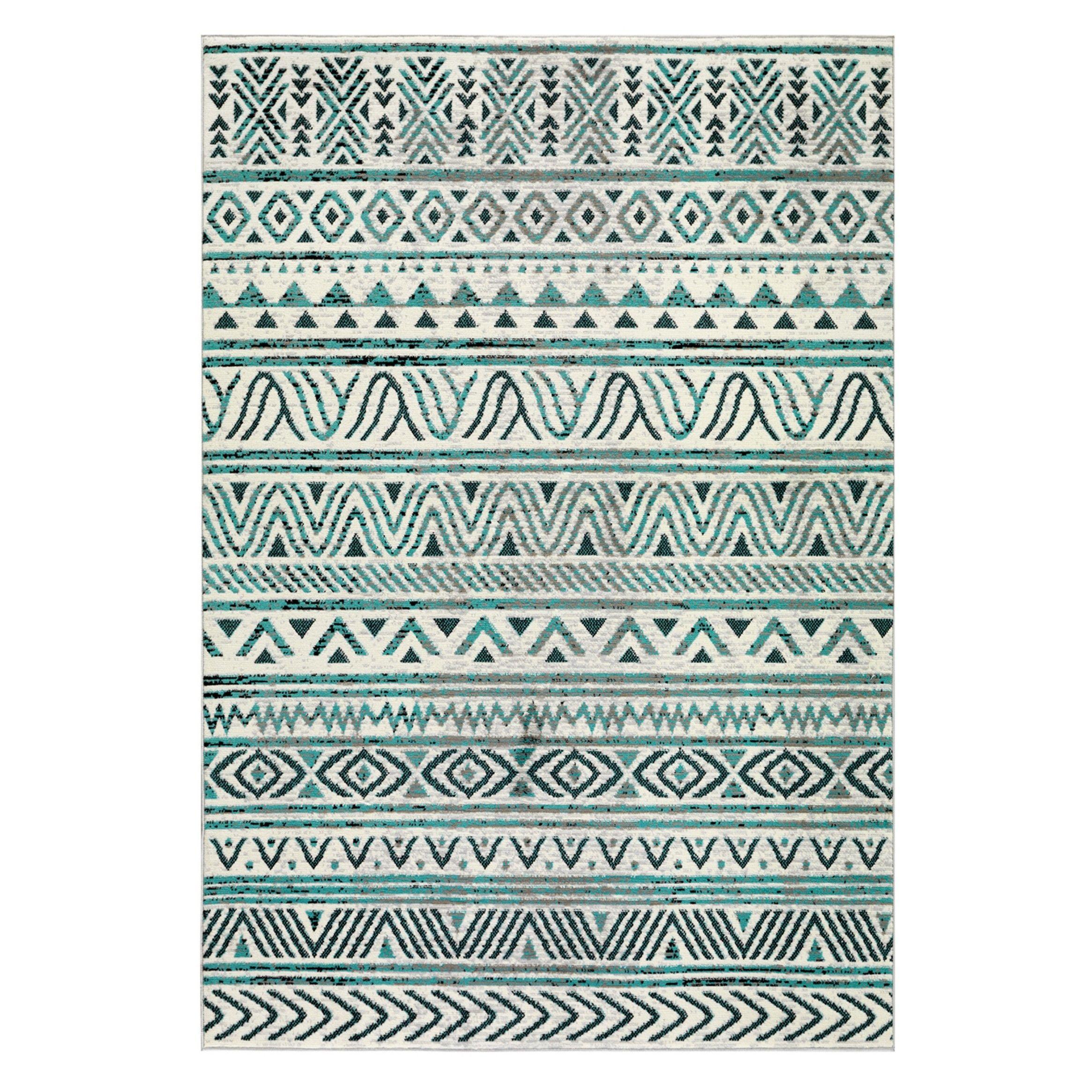 Alfombra Arizona 531 Azul 123 X 185 cm-0