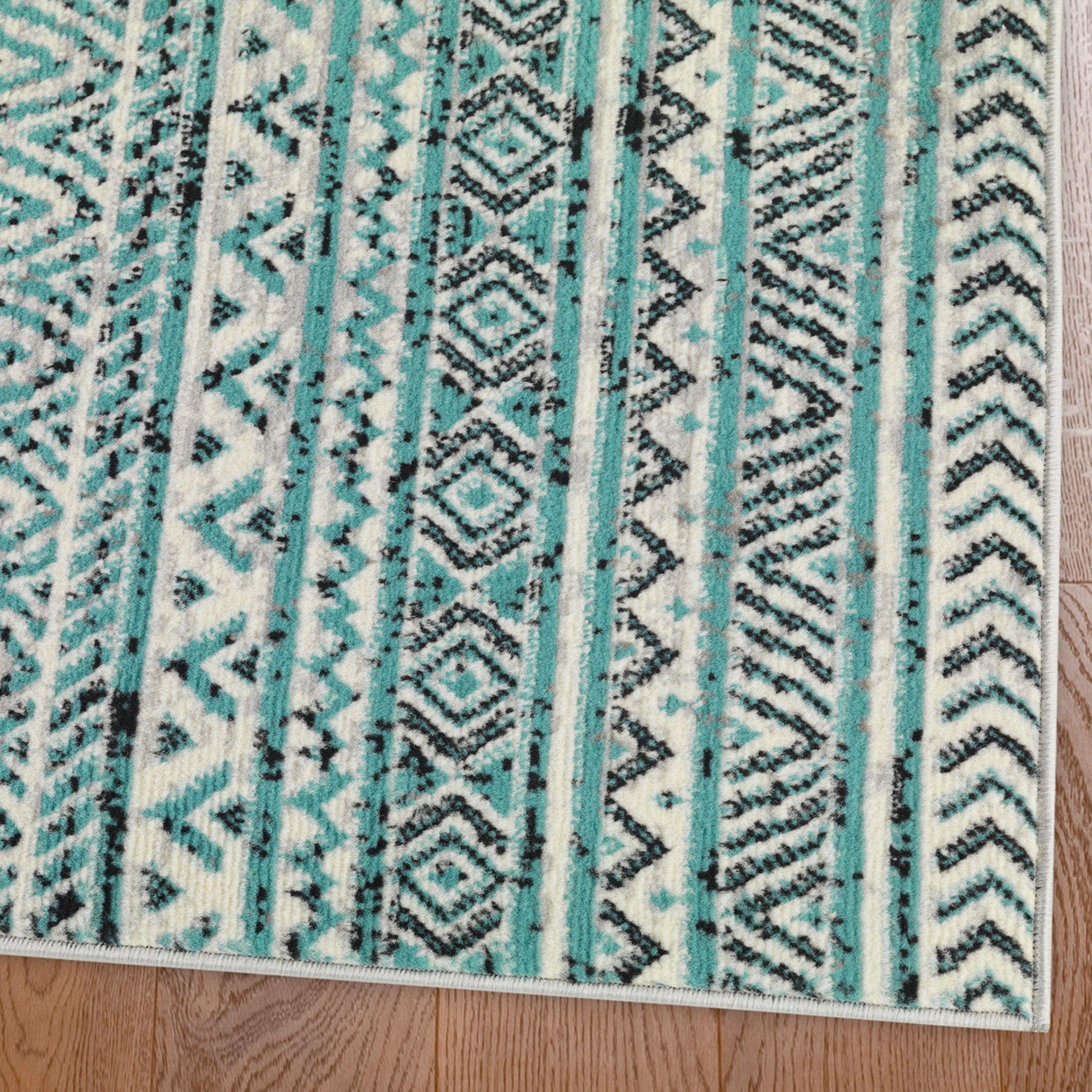 Alfombra Arizona 531 Azul 123 X 185 cm-4