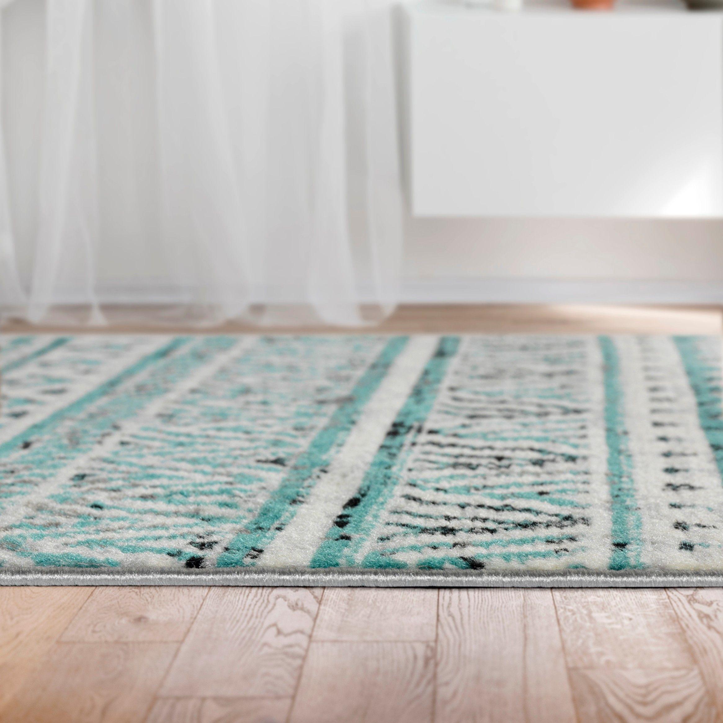 Alfombra Arizona 531 Azul 123 X 185 cm-5