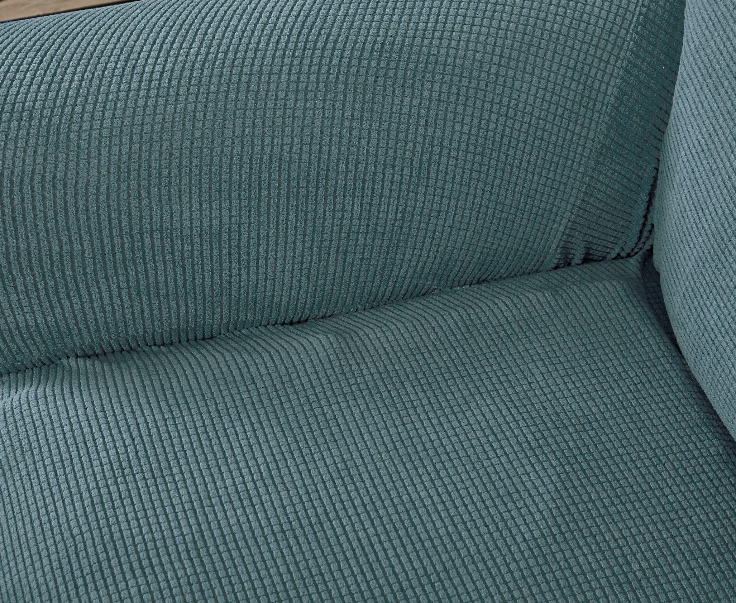 Funda para sofá 1 cuerpo turquesa 78 x 85 cm-6