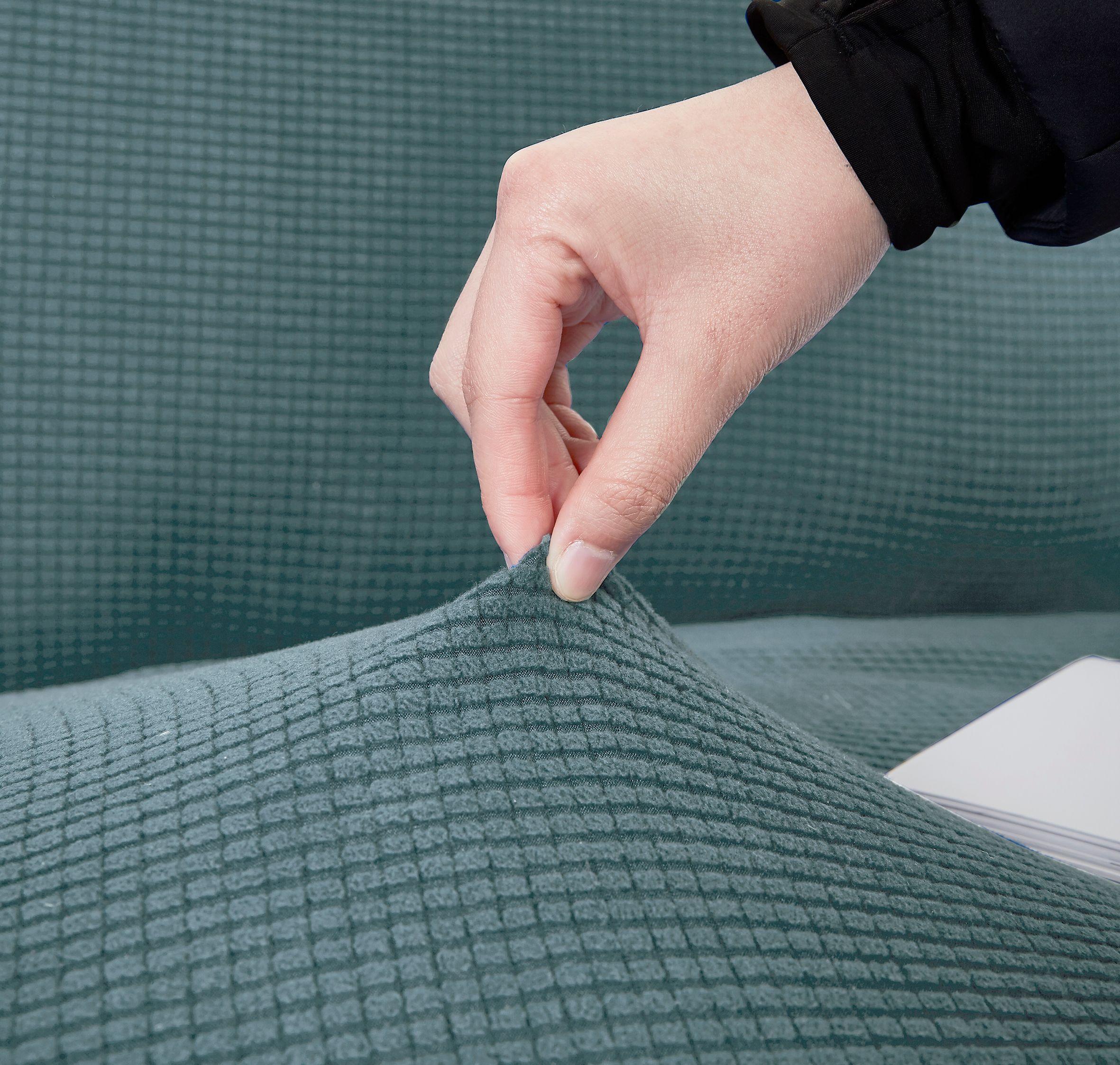 Funda para sofá 1 cuerpo turquesa 78 x 85 cm-3