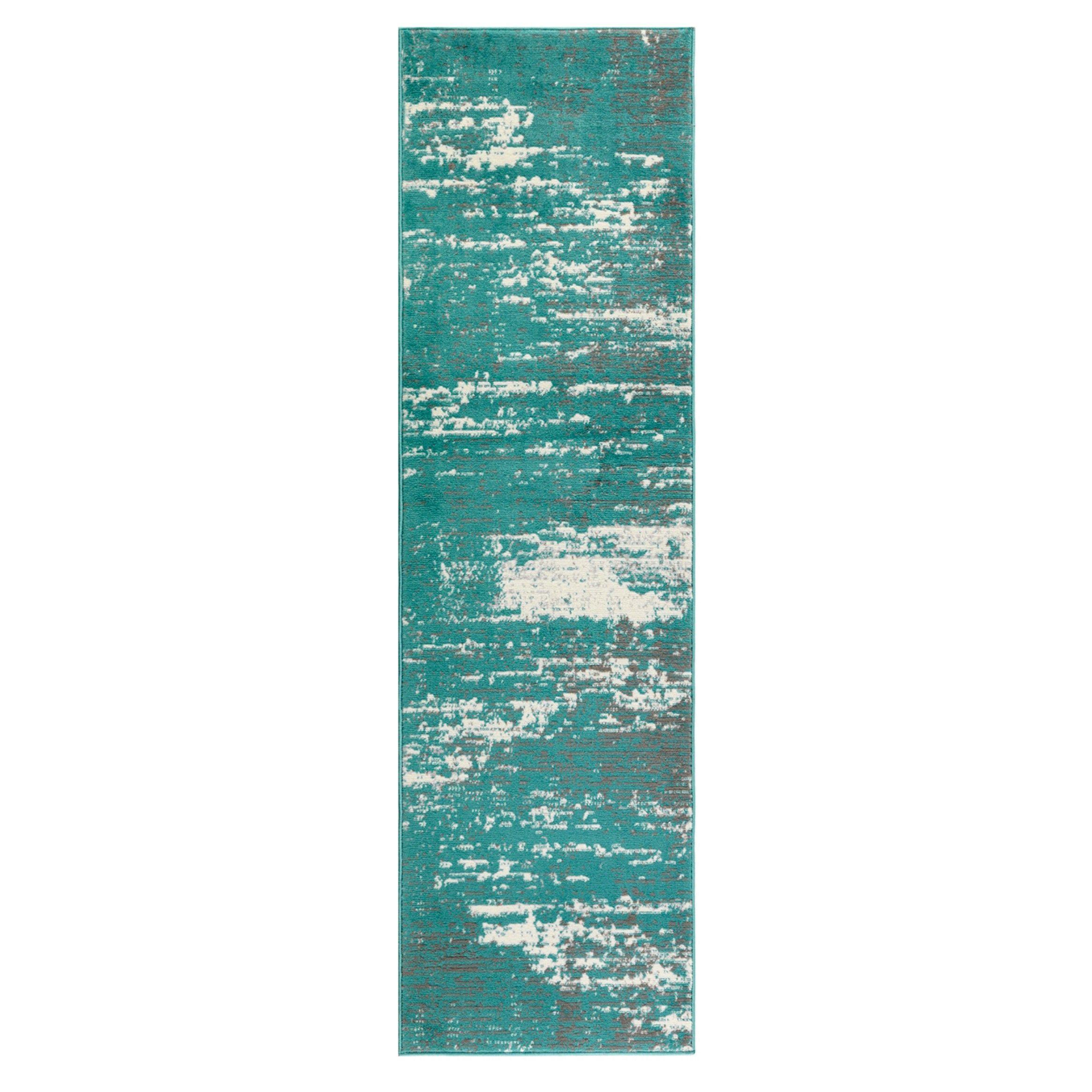 Alfombras Pasillo Arizona 530 Azul 61 X 213 cm-0