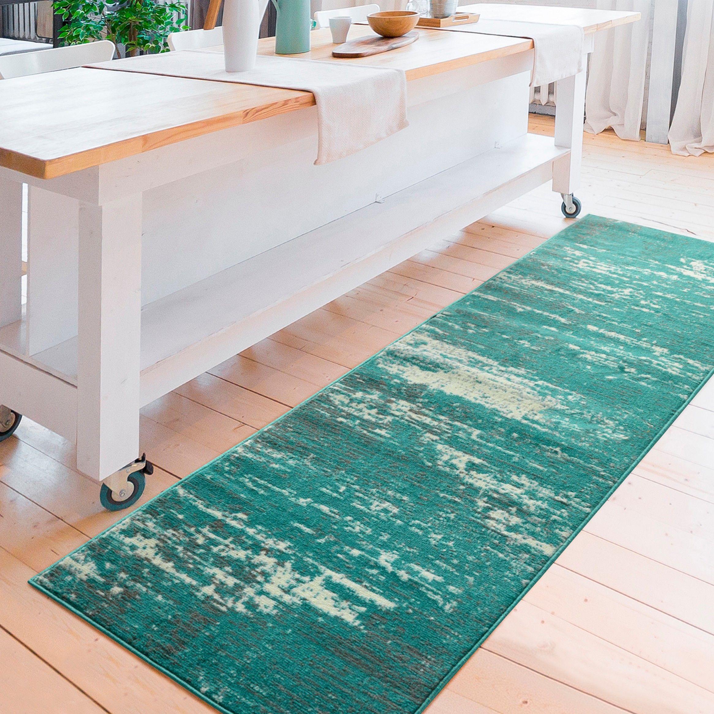 Alfombras Pasillo Arizona 530 Azul 61 X 213 cm-1