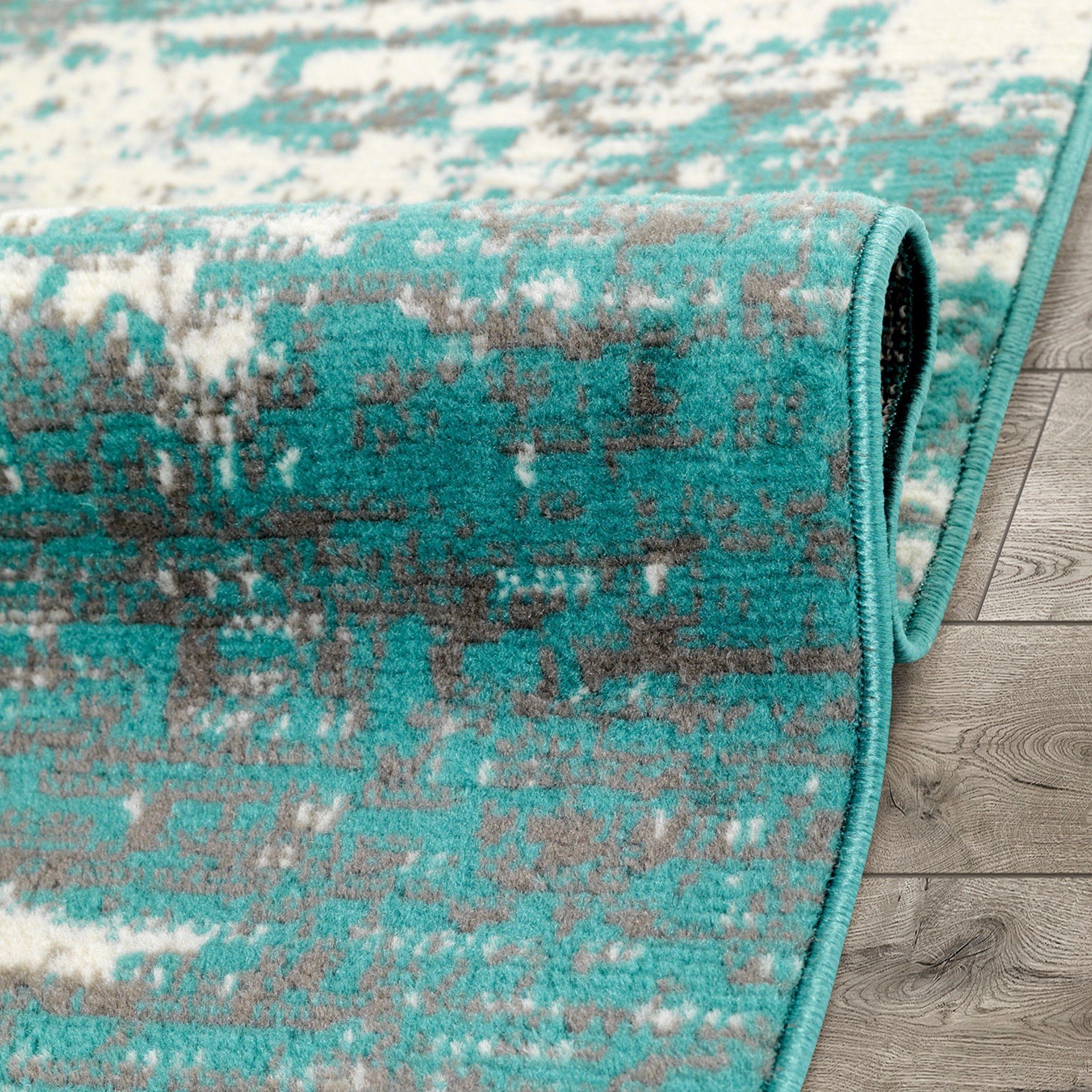 Alfombras Pasillo Arizona 530 Azul 61 X 213 cm-2