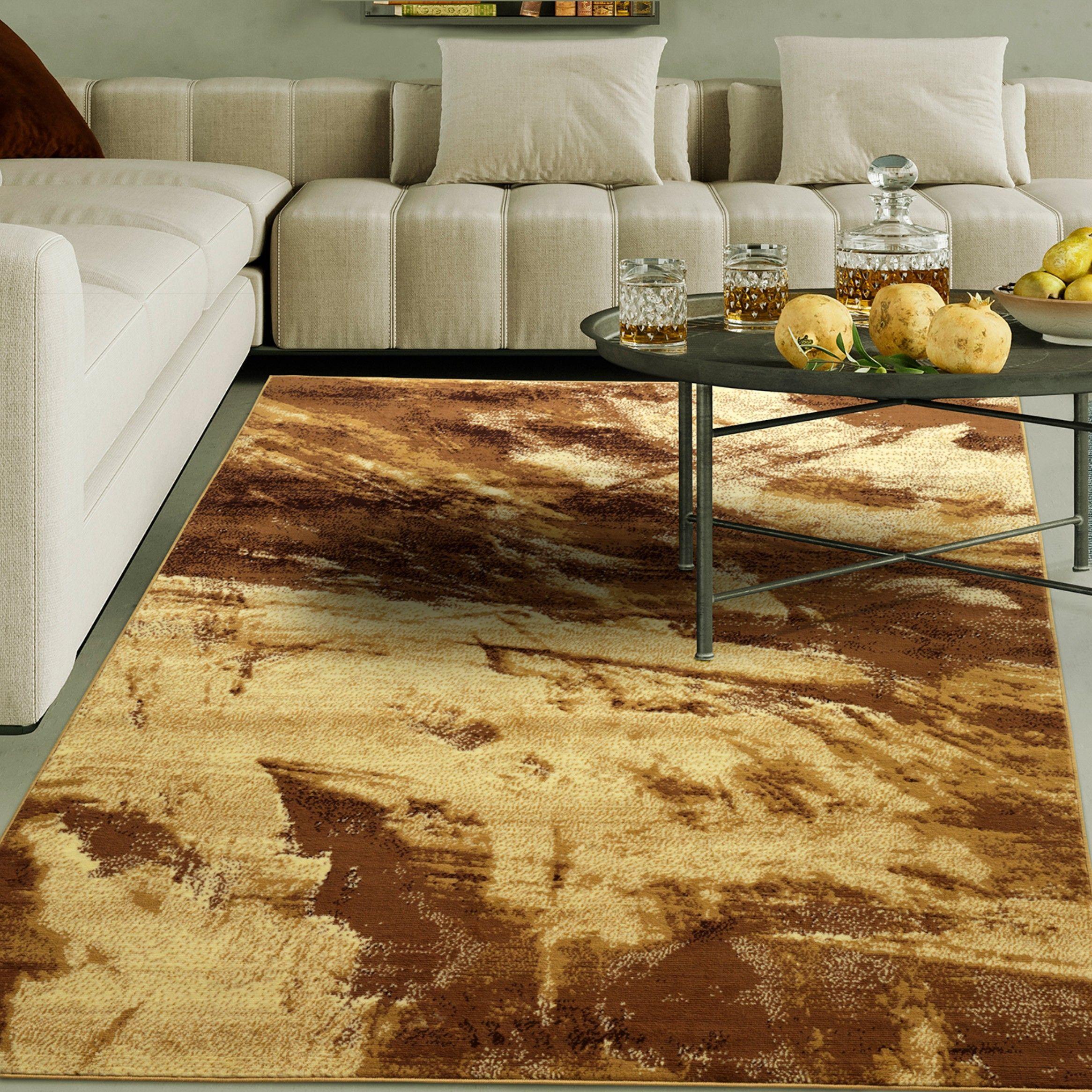 Alfombra Arizona 528 Café 123 X 185 cm-1