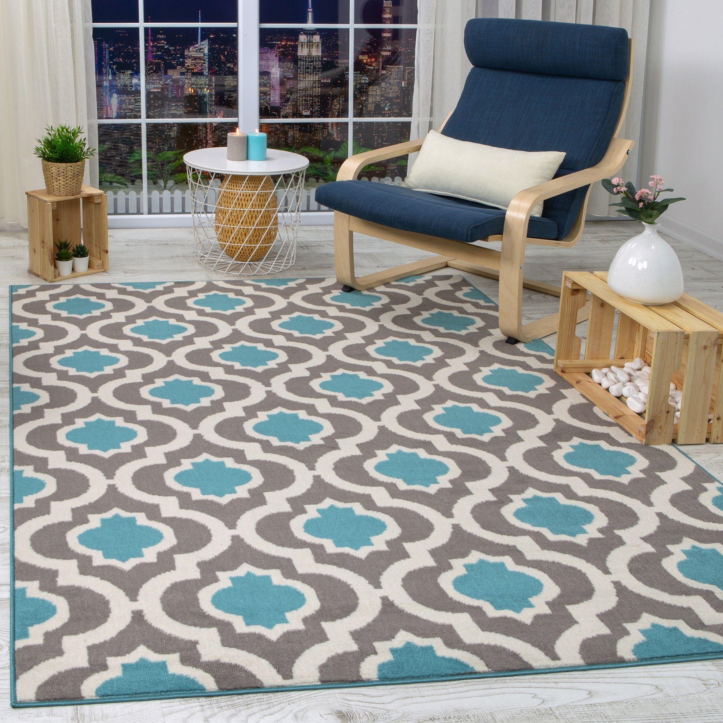 Alfombra Kashan King 505 Azul 153 x 213 cm-1