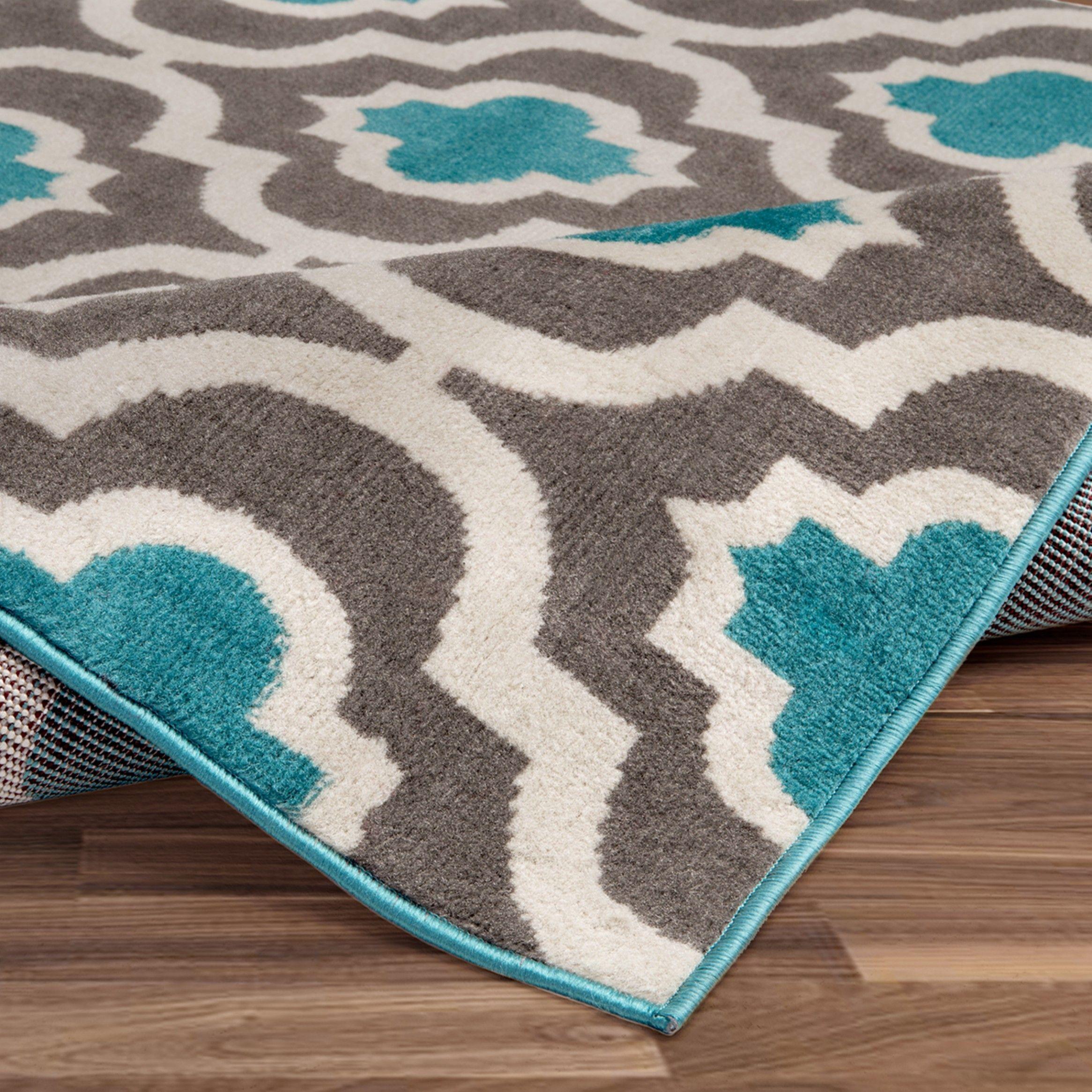 Alfombra Kashan King 505 Azul 153 x 213 cm-3