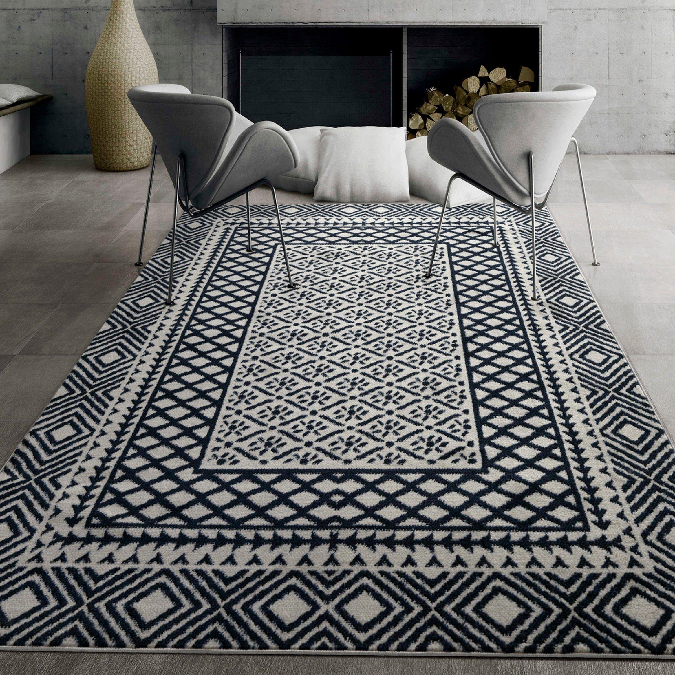 Alfombra Arizona 529 Azul Marino 153 X 213 cm-1