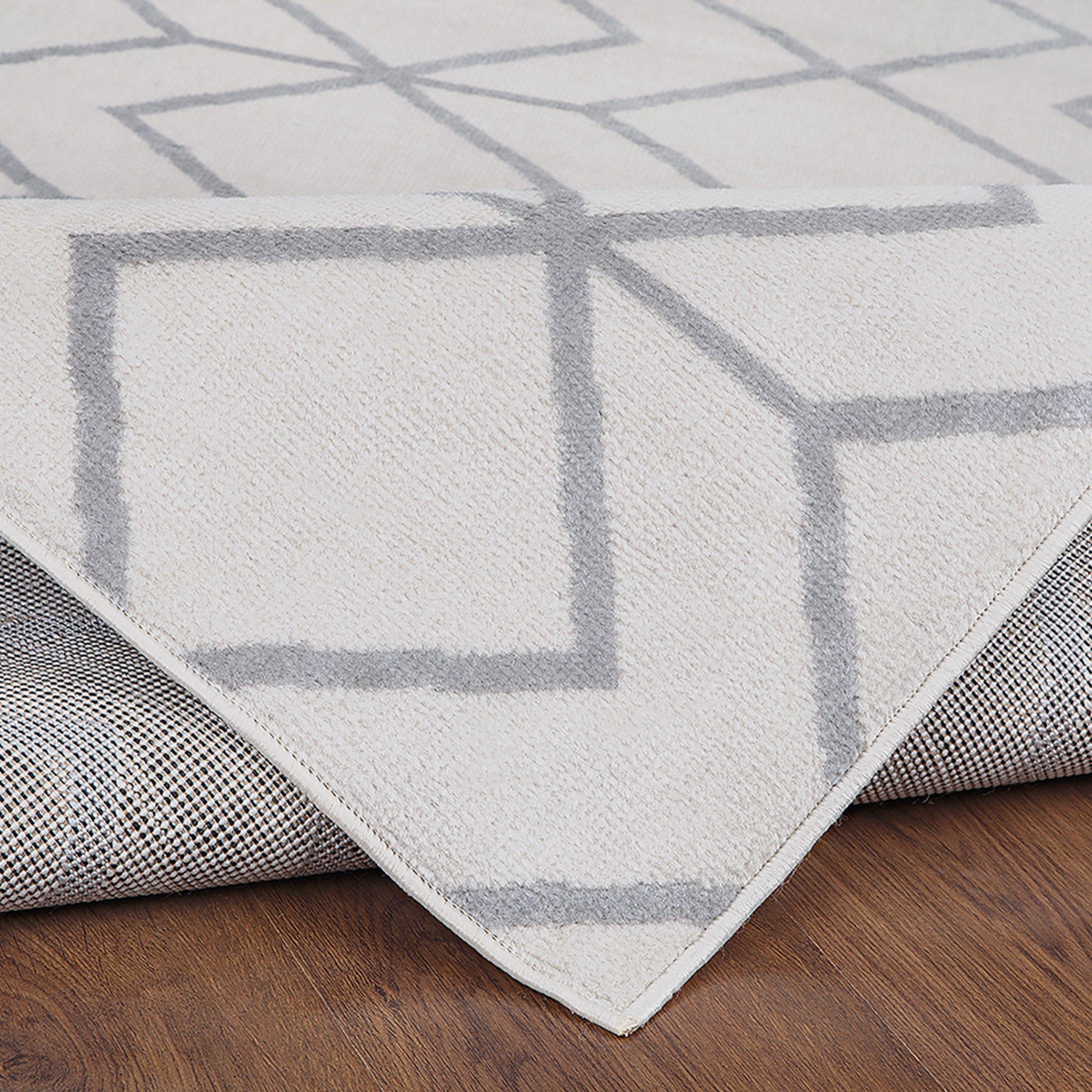 Alfombra Kashan King Blanca 153 x 213 cm-3