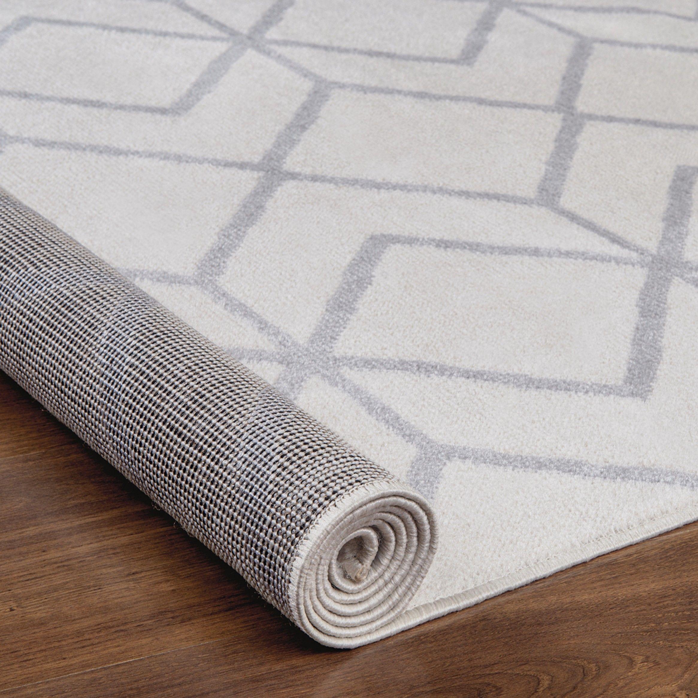 Alfombra Kashan King Blanca 153 x 213 cm-4