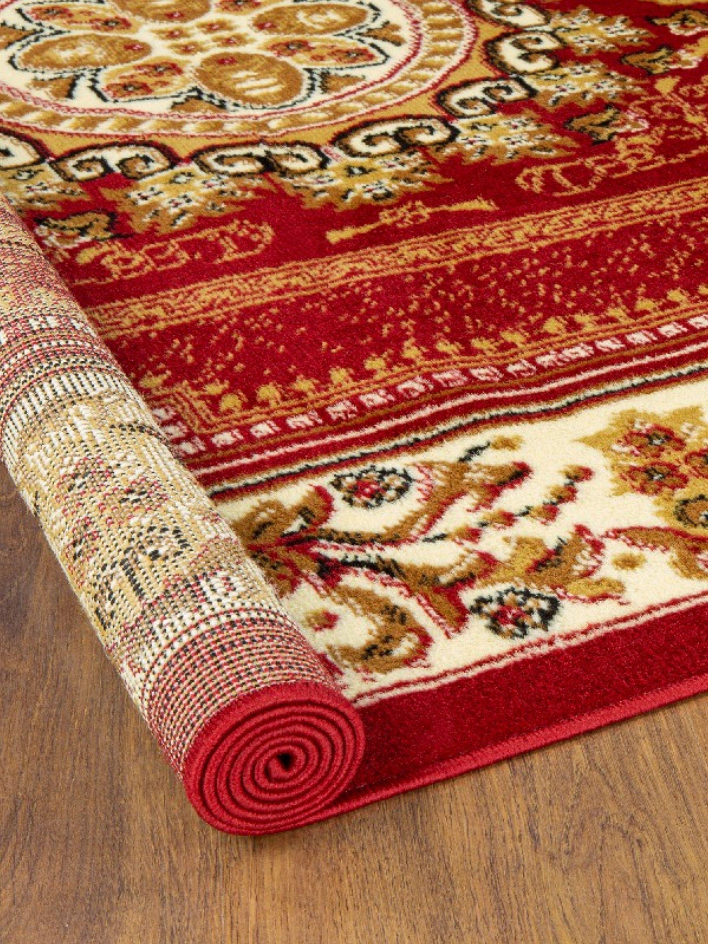 Alfombra Kashan King 4670 Roja 123 x 185 cm-4