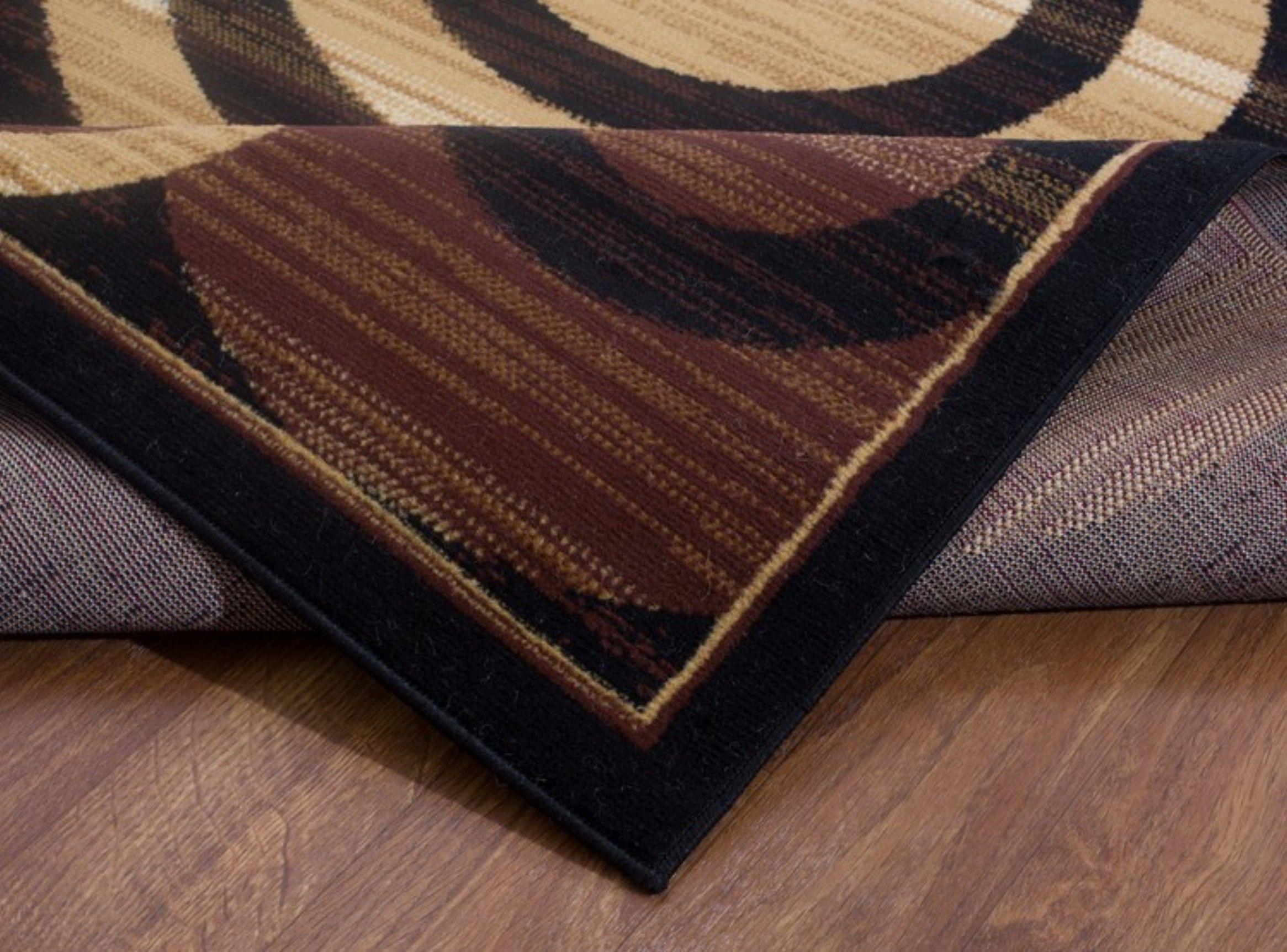 Alfombra Pasillo Kashan King Negra 61 x 213 cm-3