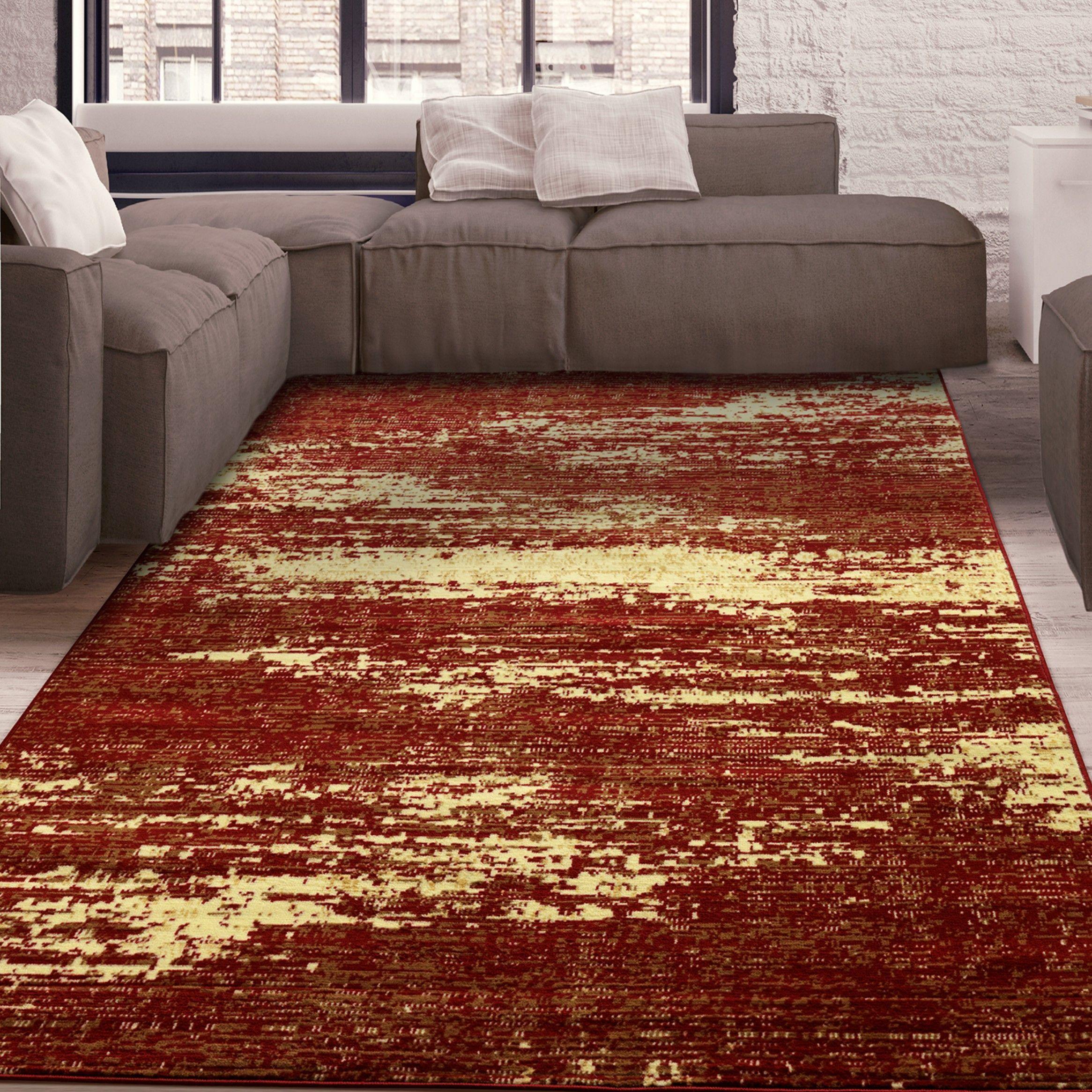 Alfombra Arizona 530 Roja 123 X 185 cm-1