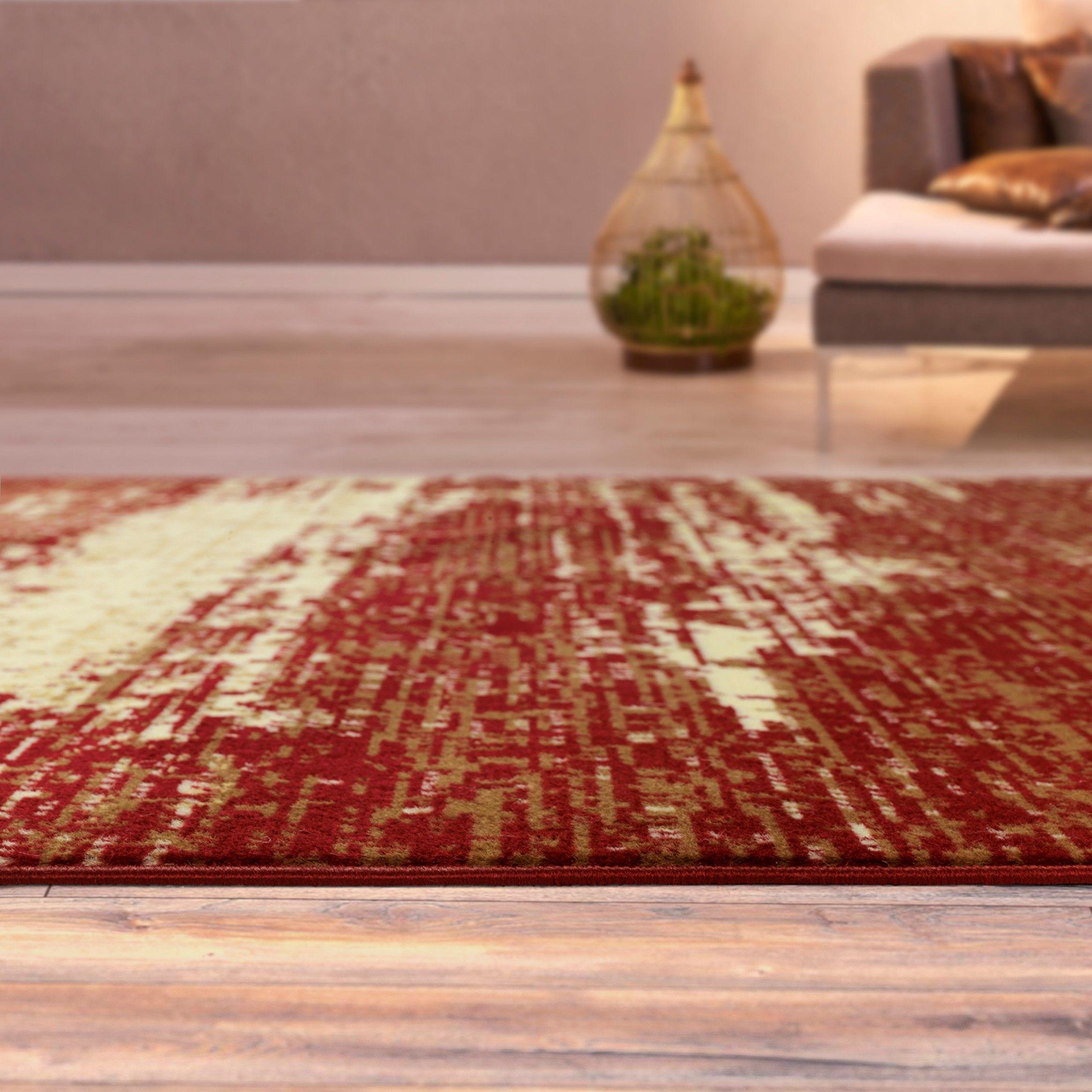 Alfombra Arizona 530 Roja 123 X 185 cm-5