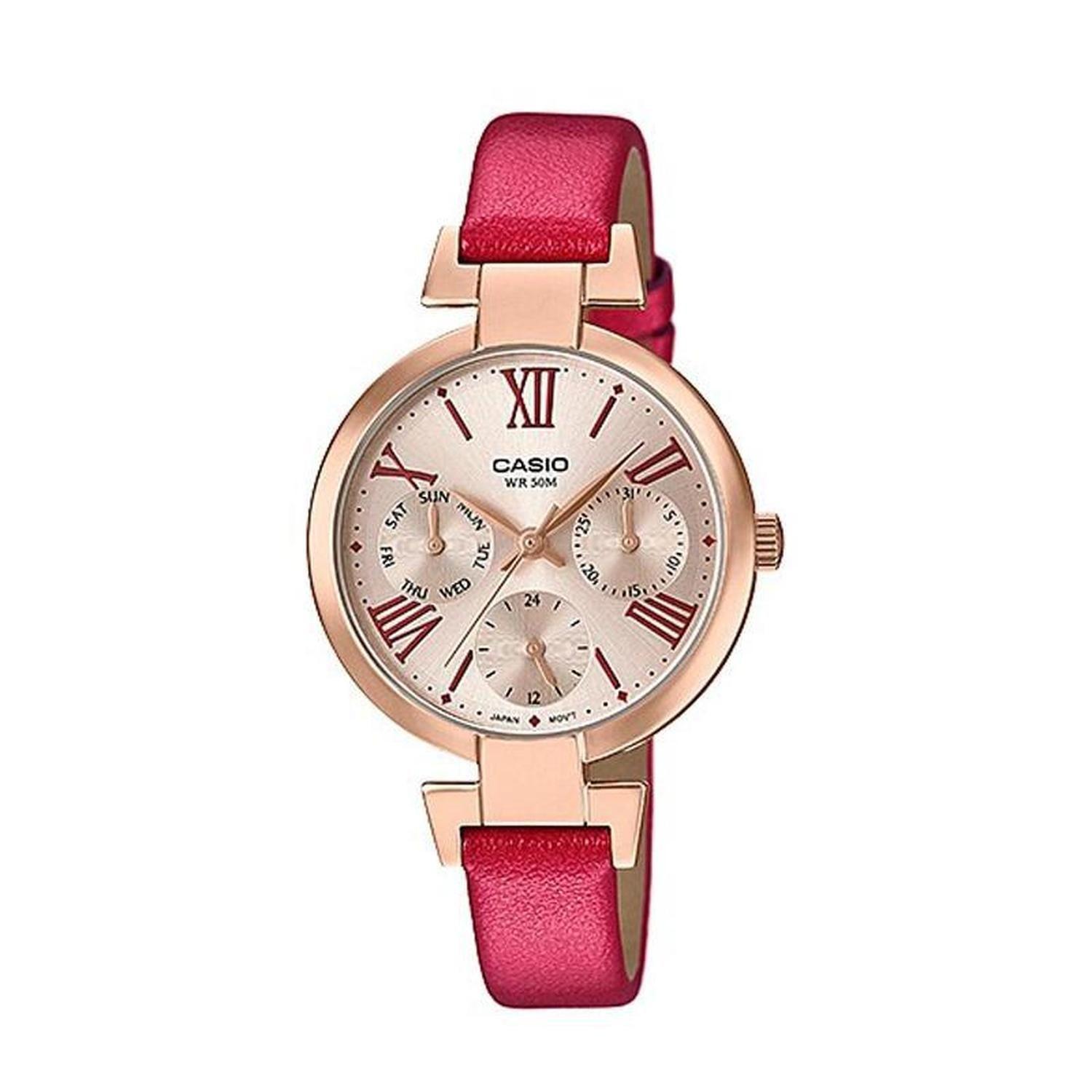 Reloj Casio Análogo Mujer LTP-E404PL-9A2V-0