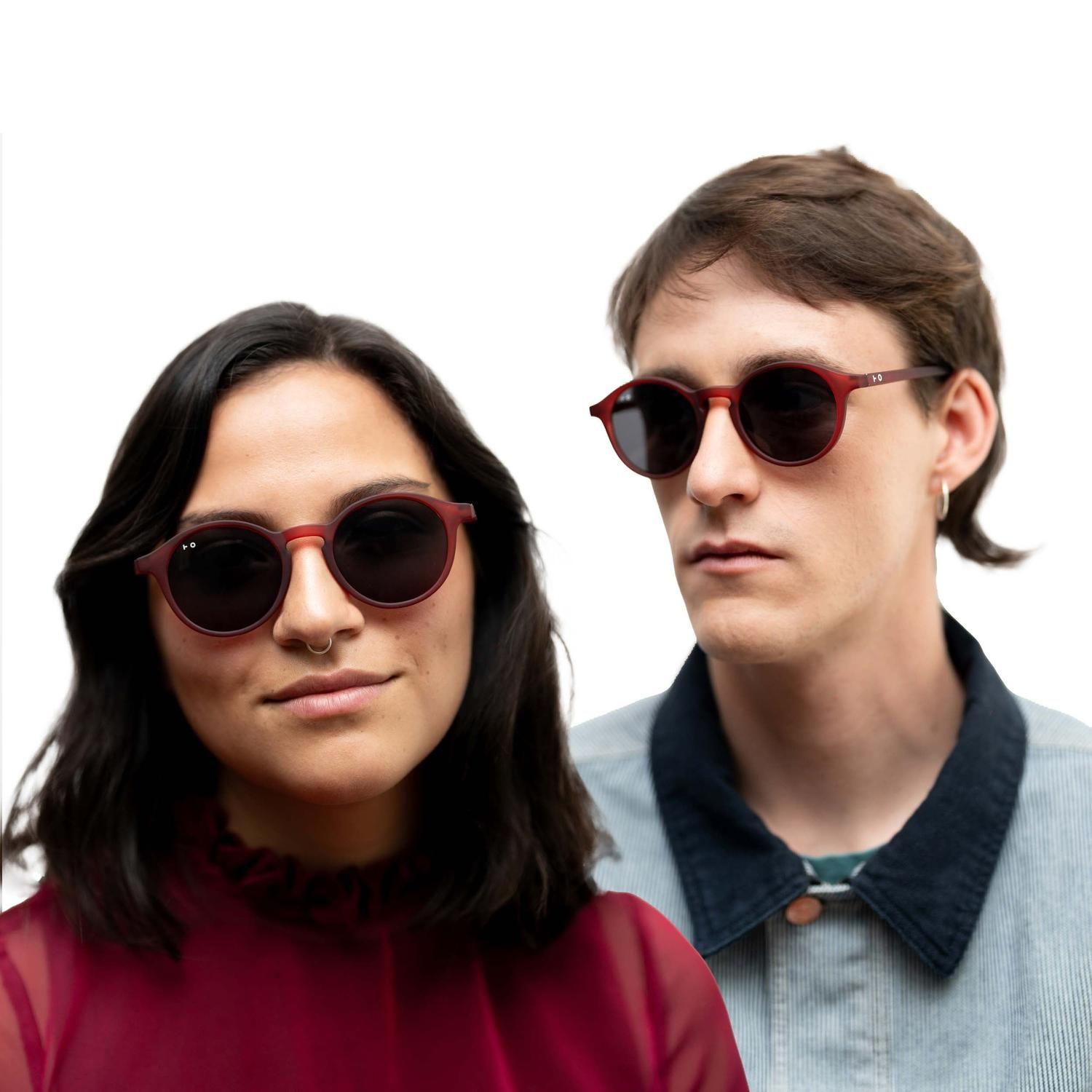 Lentes Inztinto Liam Wine Red Unisex-5