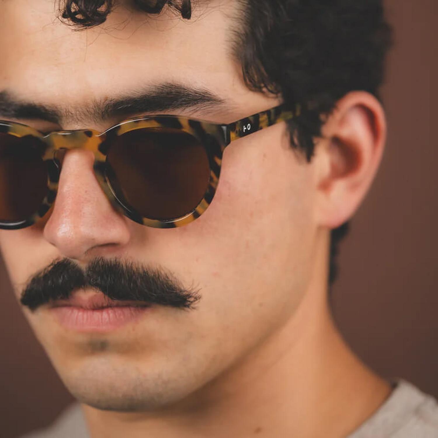 Lentes Inztinto Akira Cheetah Brown Unisex-2