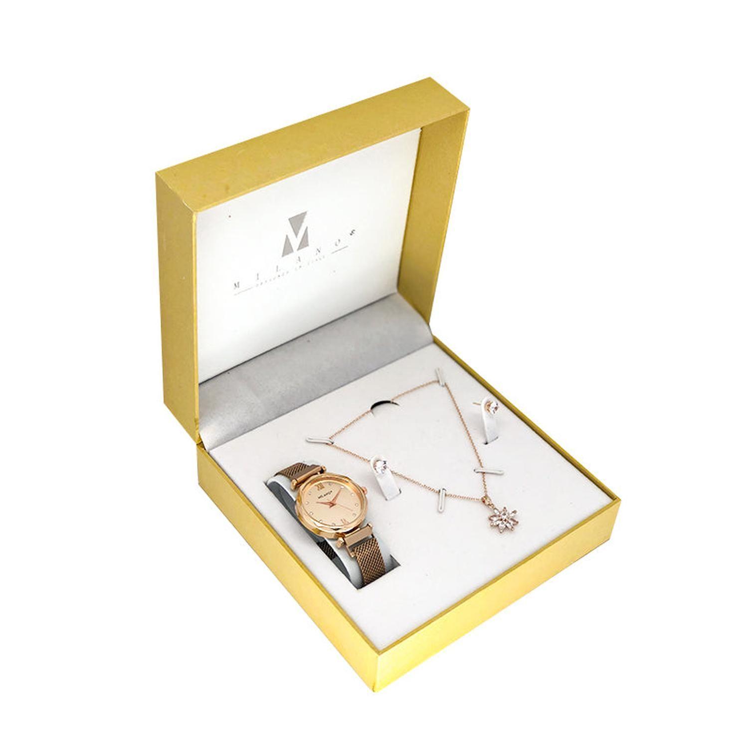 Set Reloj Más Joyas Milano 11004-C1-1