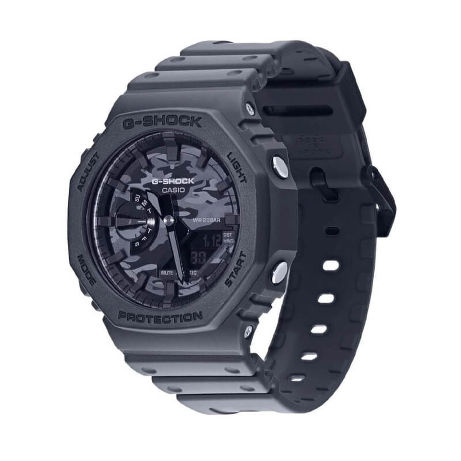 Reloj Digital-Análogo G-Shock Hombre GA-2100CA-8ADR Royal Oak-1