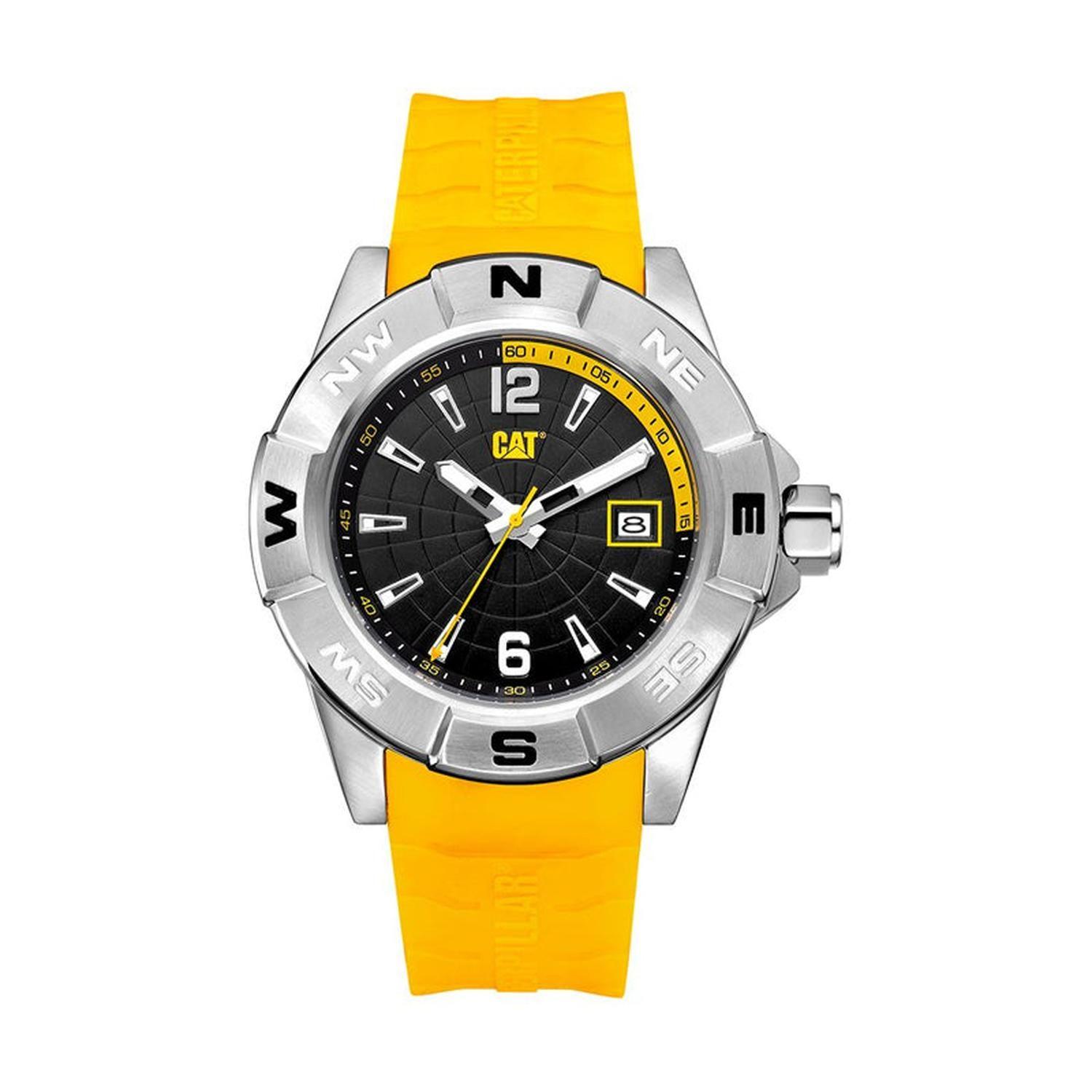 RELOJ CATERPILLAR AF14127137 NORTH - BLACK YELLOW DIAL / 44 MM / YELLOW SILICONE STRAP-0
