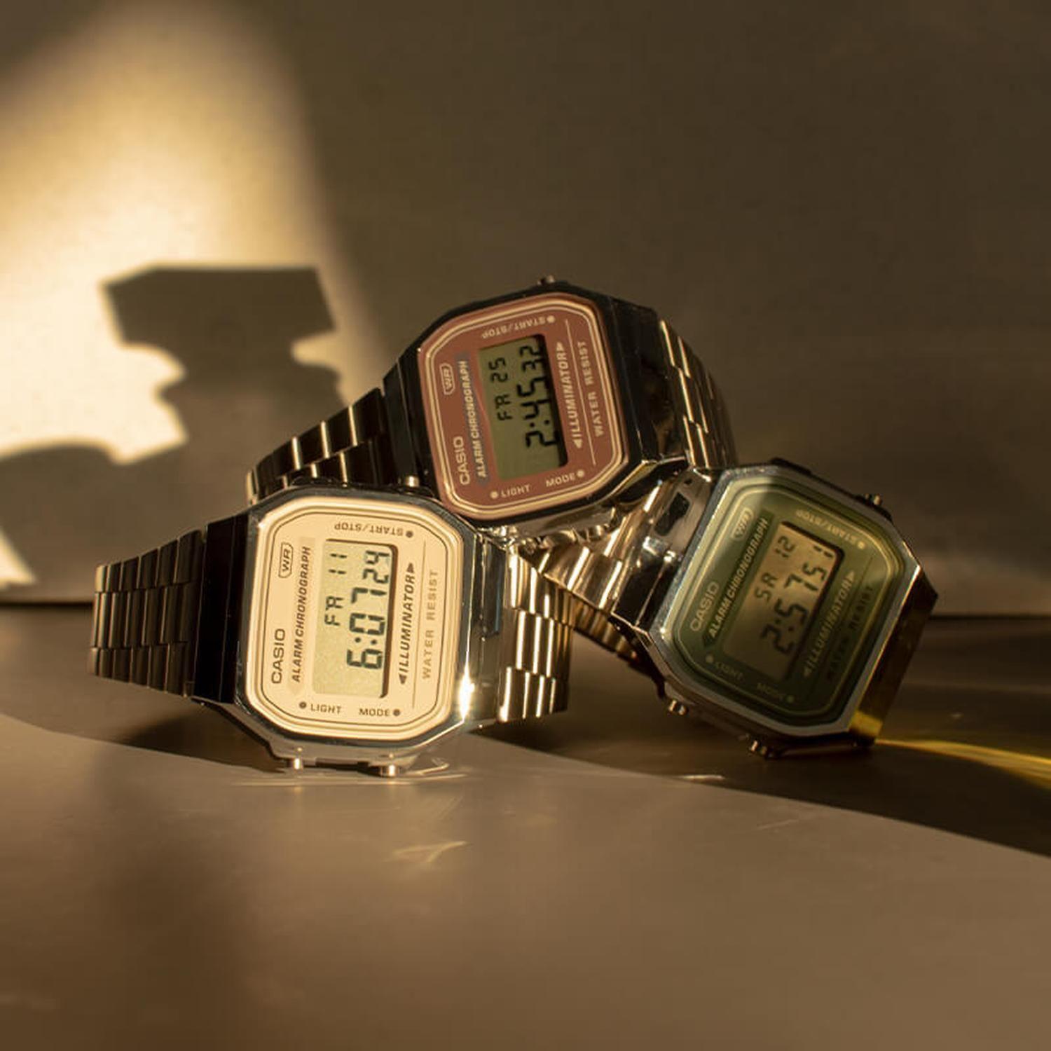 Reloj Digital Casio Unisex A-168WA-3AY-3