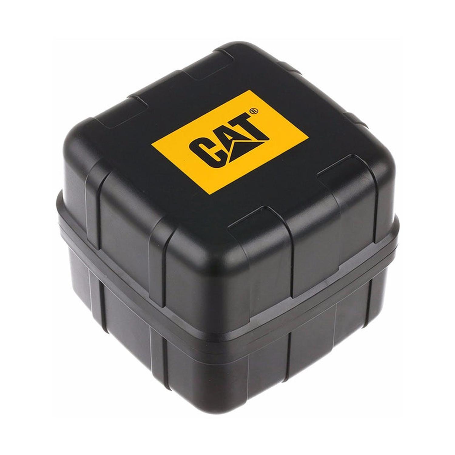 RELOJ CATERPILLAR YA14164131 BIG TWIST XL DATE 40 - BLACK / BLACK ARABIC / BLACK YELLOW NYLON STRAP-2