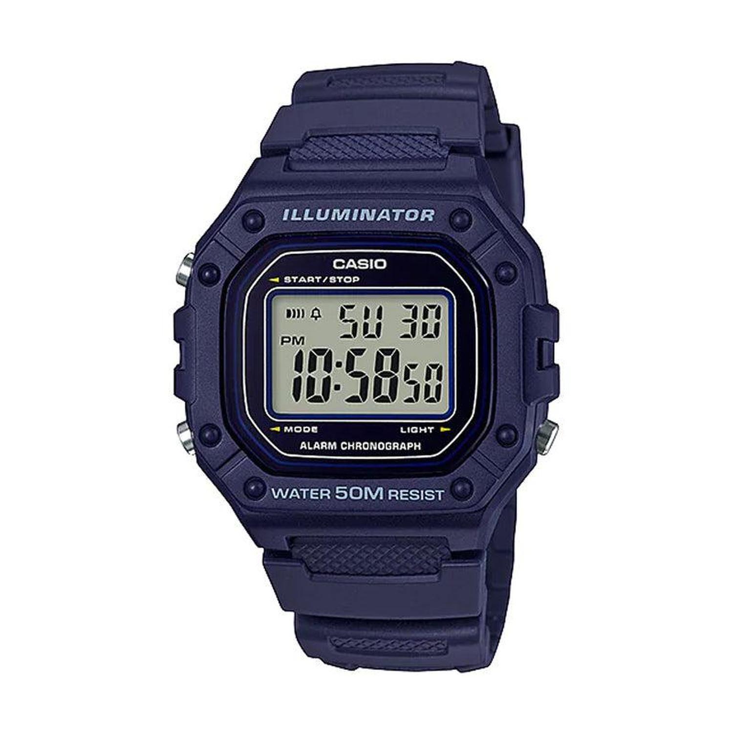 Reloj Casio Digital Hombre W-218H-2AV-0