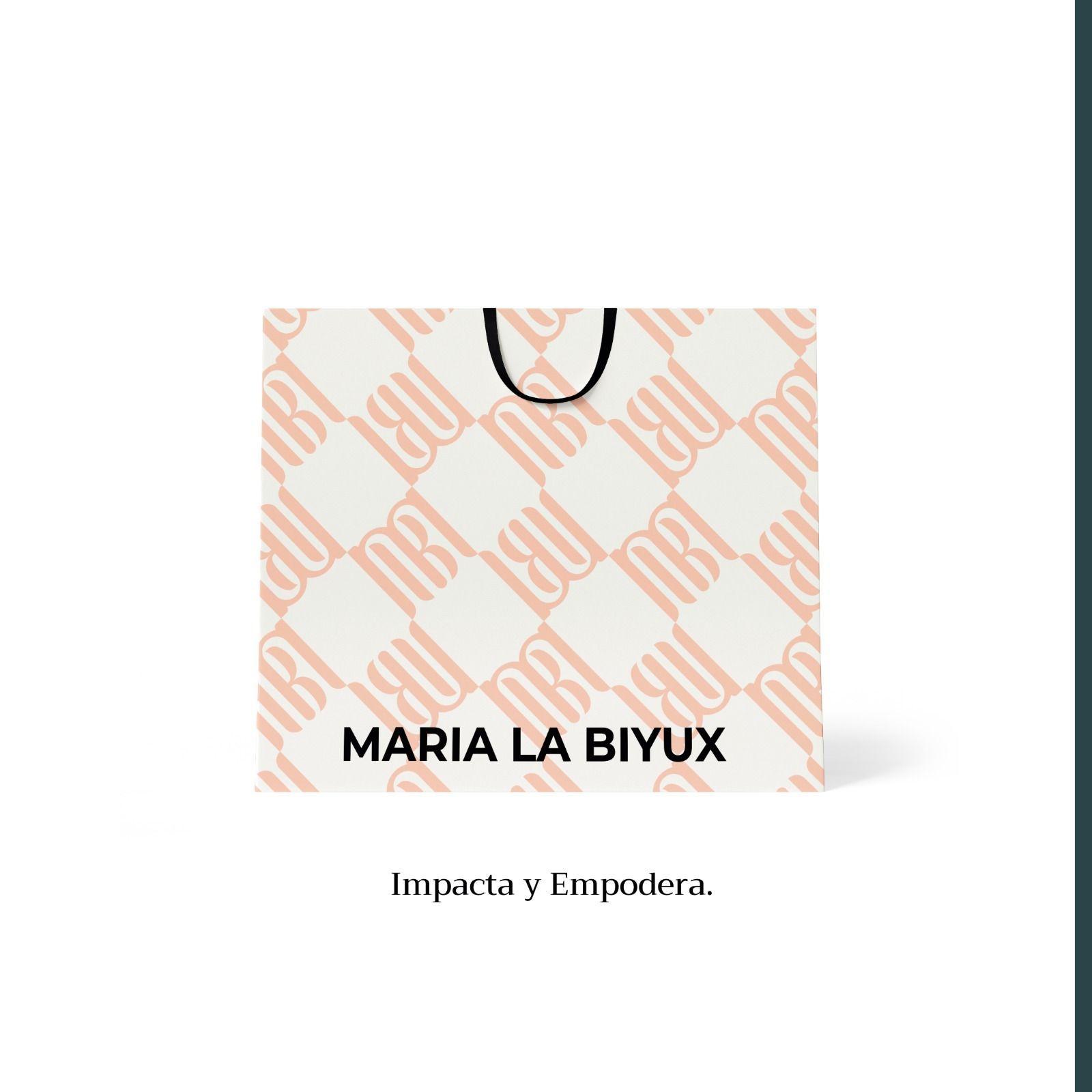 Maria la Biyux Collar Nudo Dorado-2