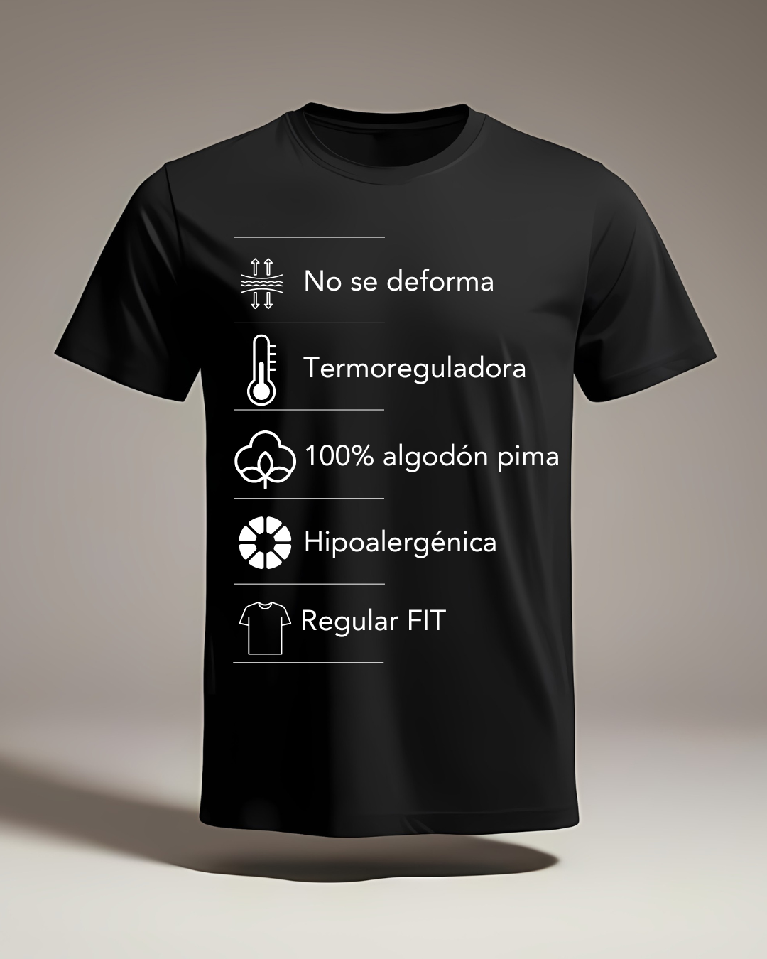 Polera Algodón Pima Palo Rosa - V-3