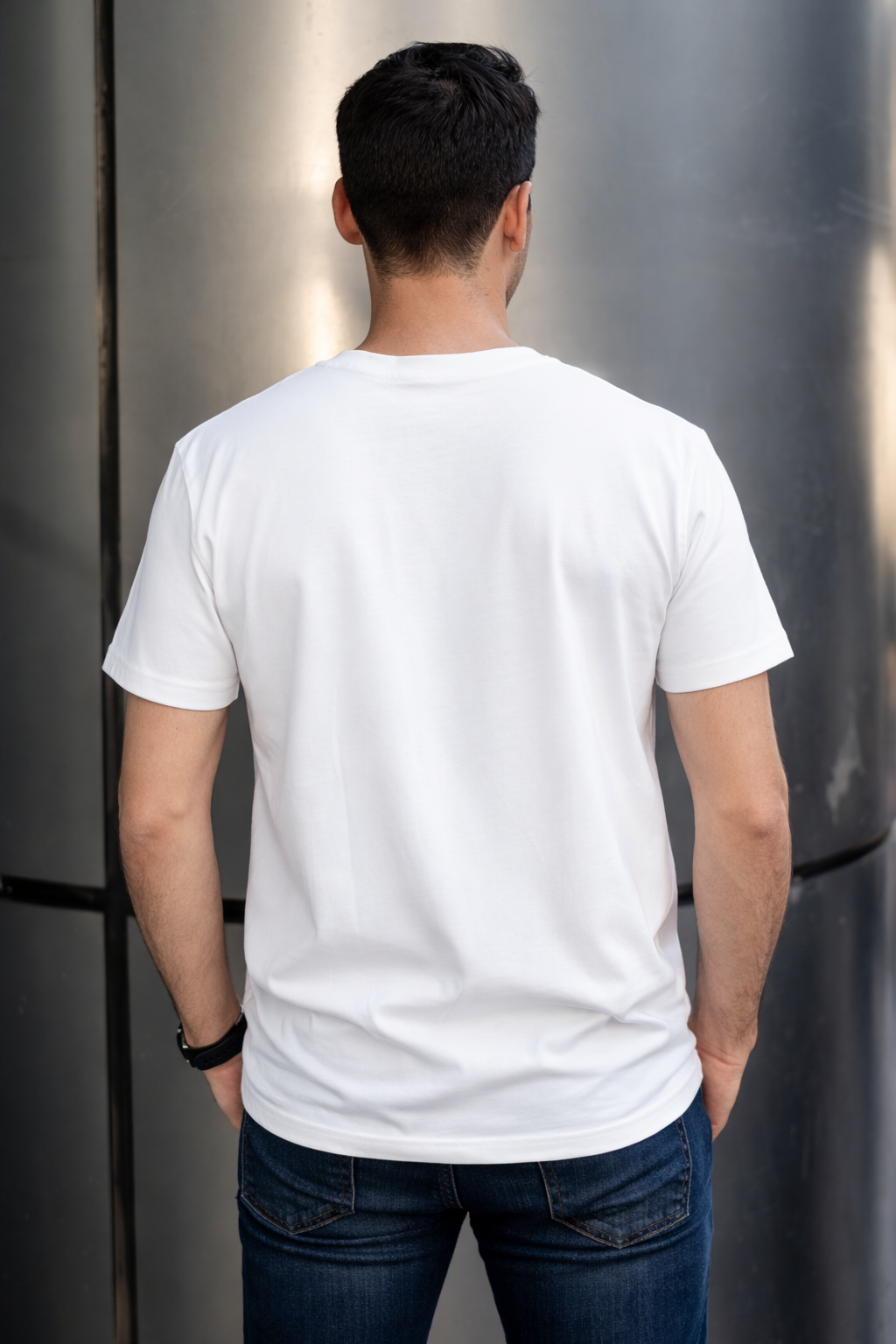 Pack 3 Poleras Algodón Pima - Cuello V-3