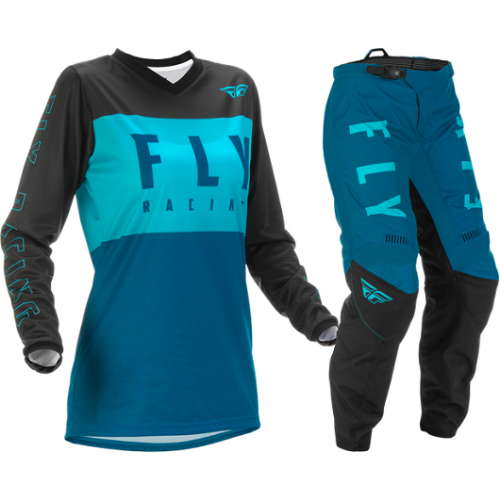 Traje FLY RACING MUJER F-16 Aqua-0