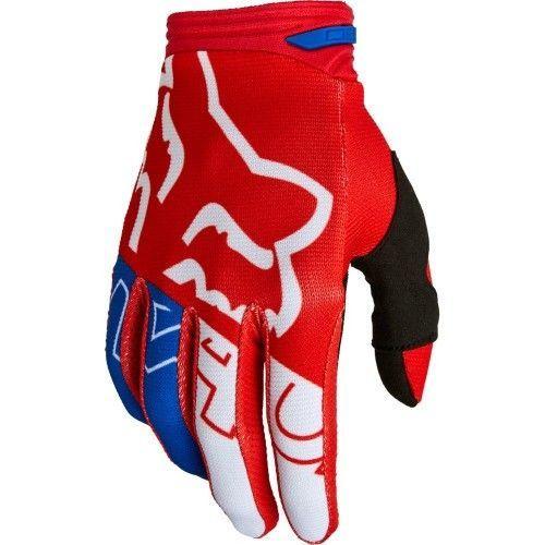 Guantes FOX 180 SKEW Rojo Azul-0