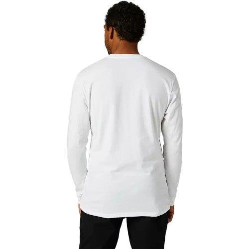 Polera FOX Manga Larga RKANE PREMIUM Blanco-1
