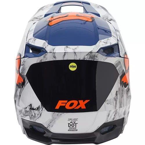 Casco FOX V1 KARRERA Azul-3