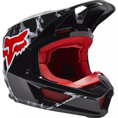Casco FOX V1 KARRERA Negro-1
