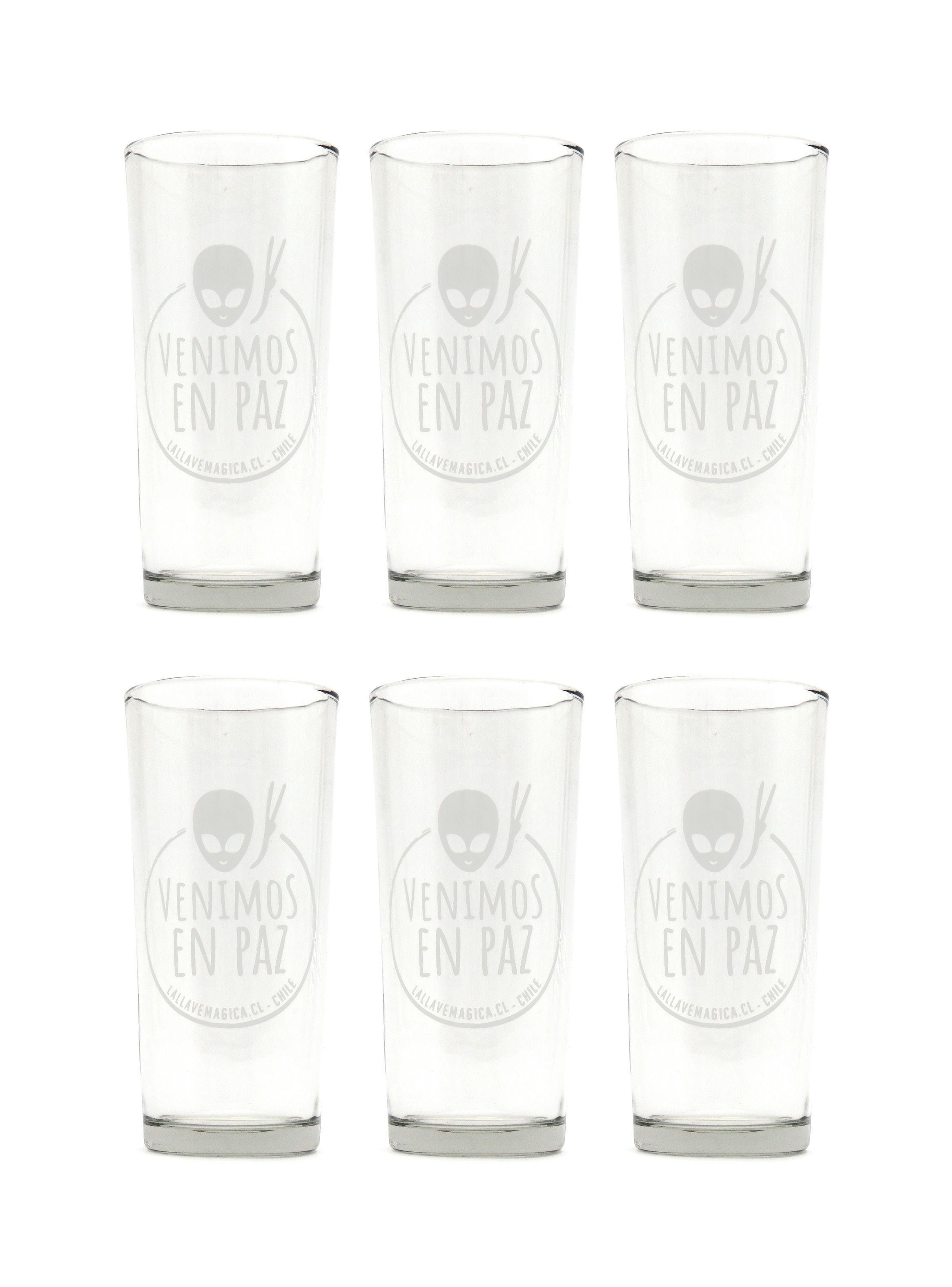 Vasos Alienígenas - Upcycling - Set de 6 vasos-0