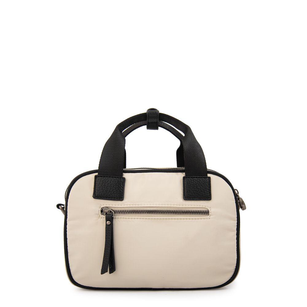 Cartera bandolera con asas helena pequeña blanco crudo-2