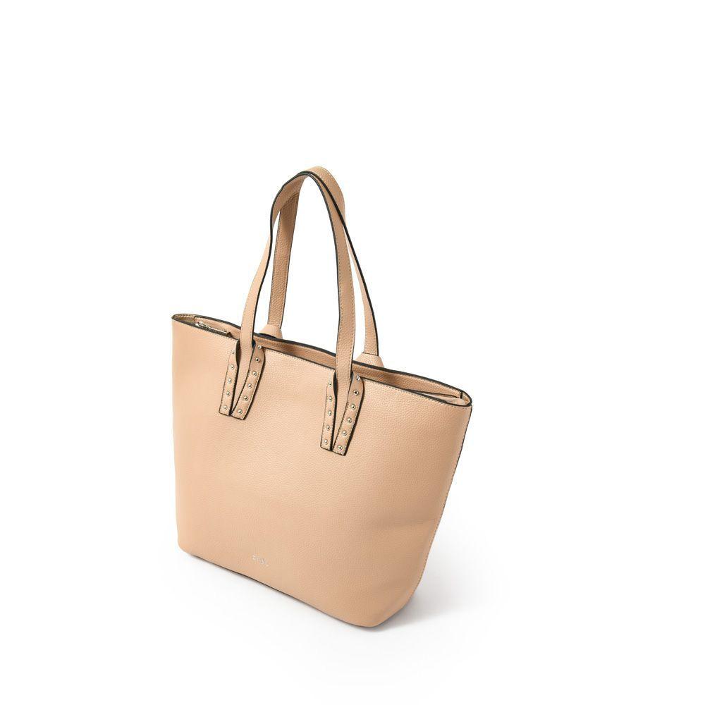 Saturna Cartera Tipo Dos Asas Bote Beige Oscuro-1