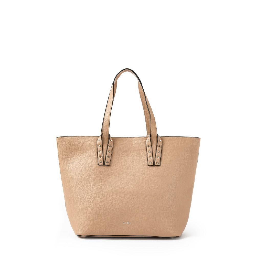 Saturna Cartera Tipo Dos Asas Bote Beige Oscuro-0
