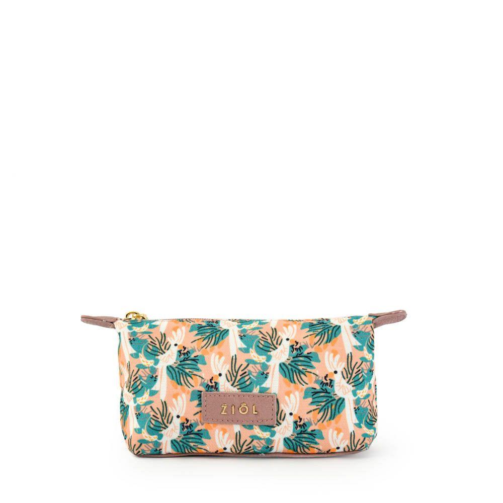 Cosmetiquero ovalado mediana birdi rosa viejo-0