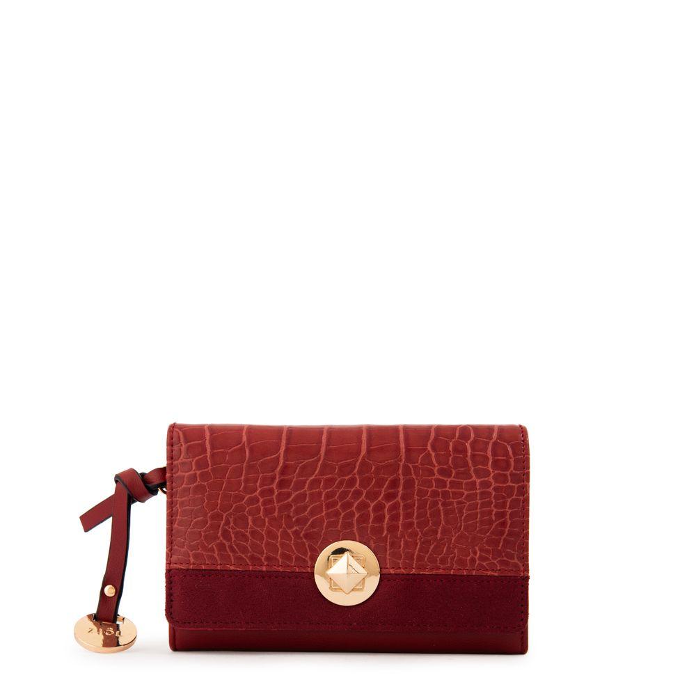 Billetera romi mediana rojo-0